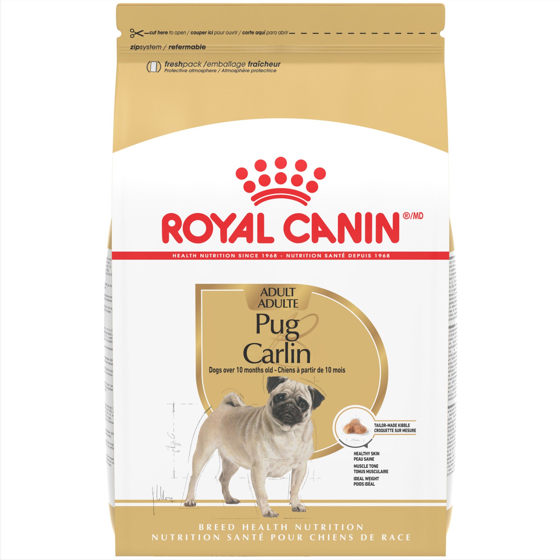 Royal Canin Breed Health Nutrition Pug Adult Dry Dog Food