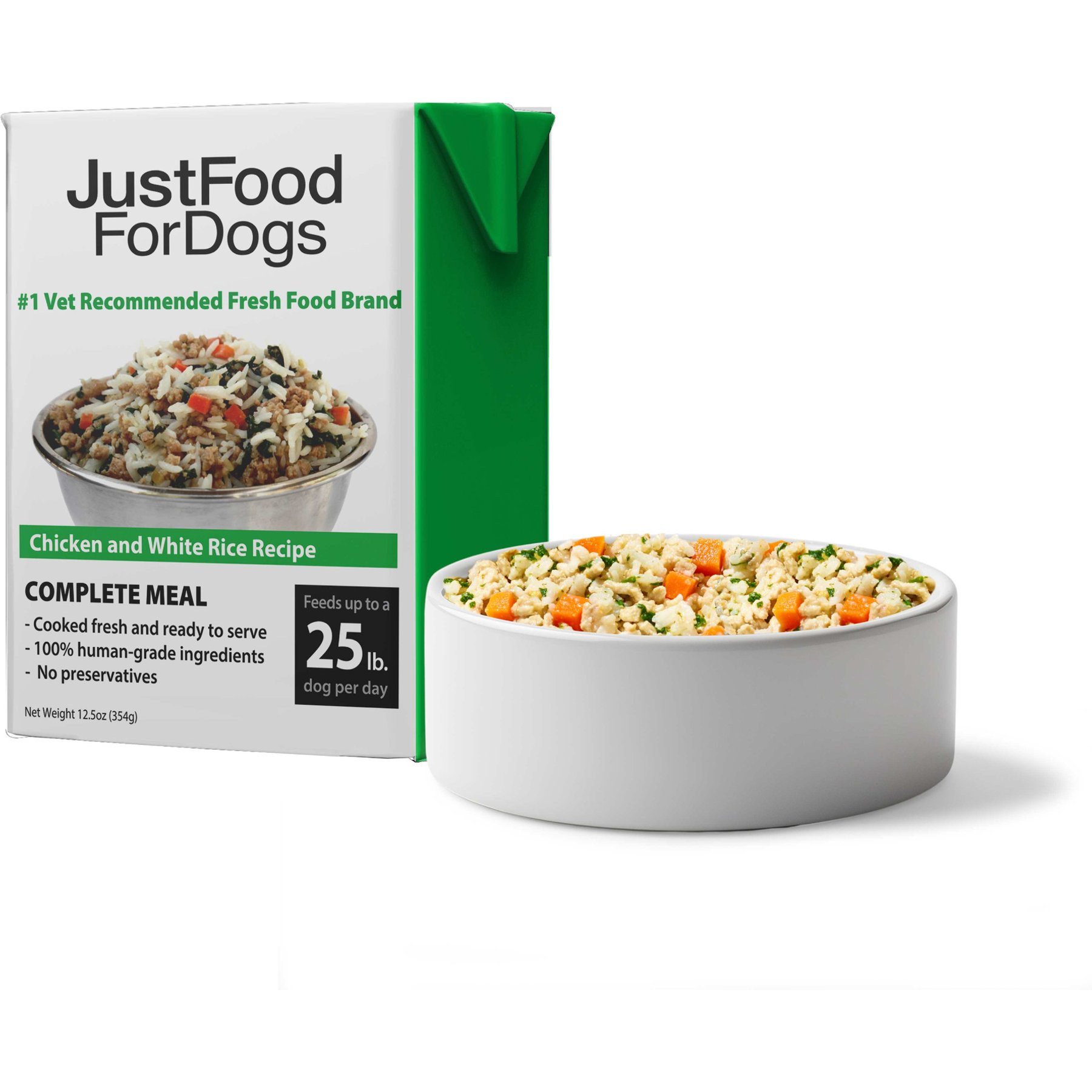 JustFoodForDogs Pantry Fresh Chicken & White Rice Fresh Dog Food