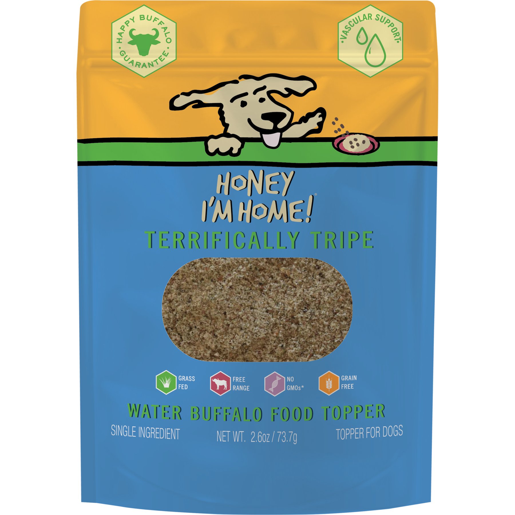 Honey I'm Home! Terrifically Tripe Natural Water Buffalo Dog Meal Topper