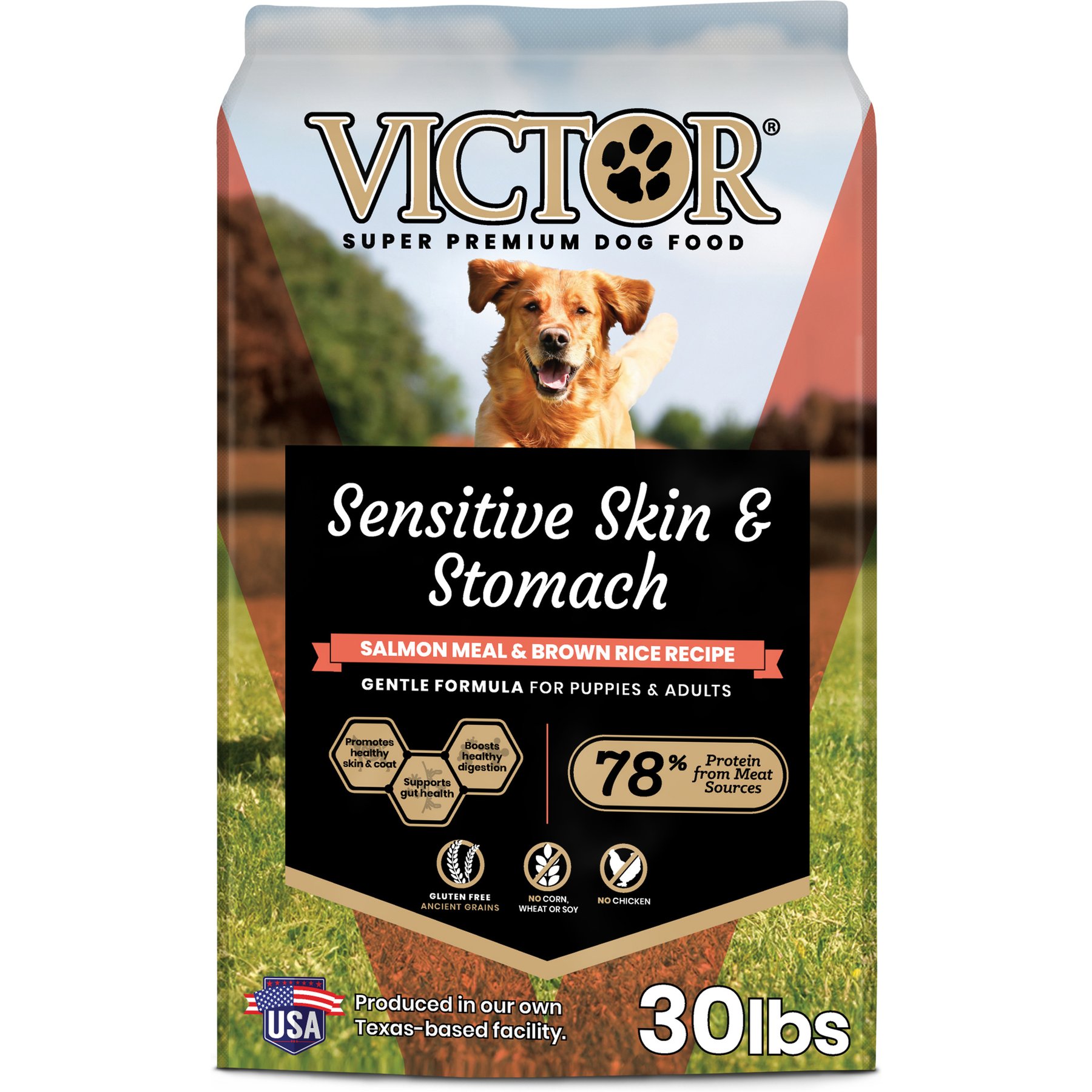 VICTOR Sensitive Skin & Stomach Salmon Meal & Brown Rice Recipe Dry Dog Food