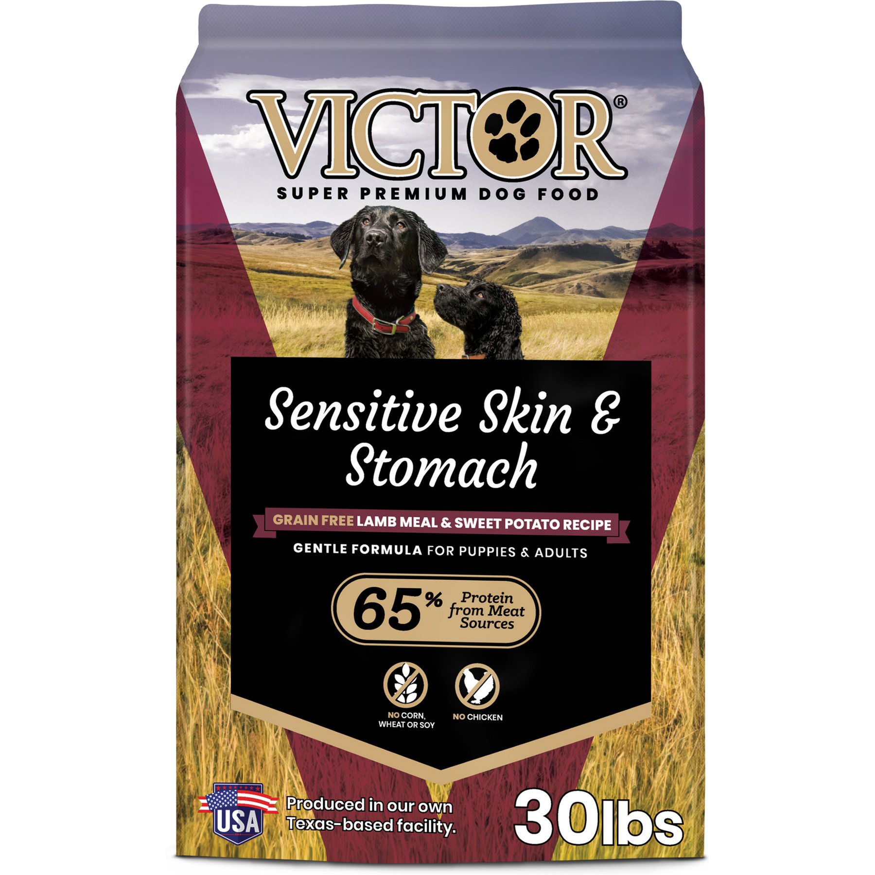 VICTOR Sensitive Skin & Stomach Grain-Free Lamb Meal & Sweet Potato Recipe Dry Dog Food