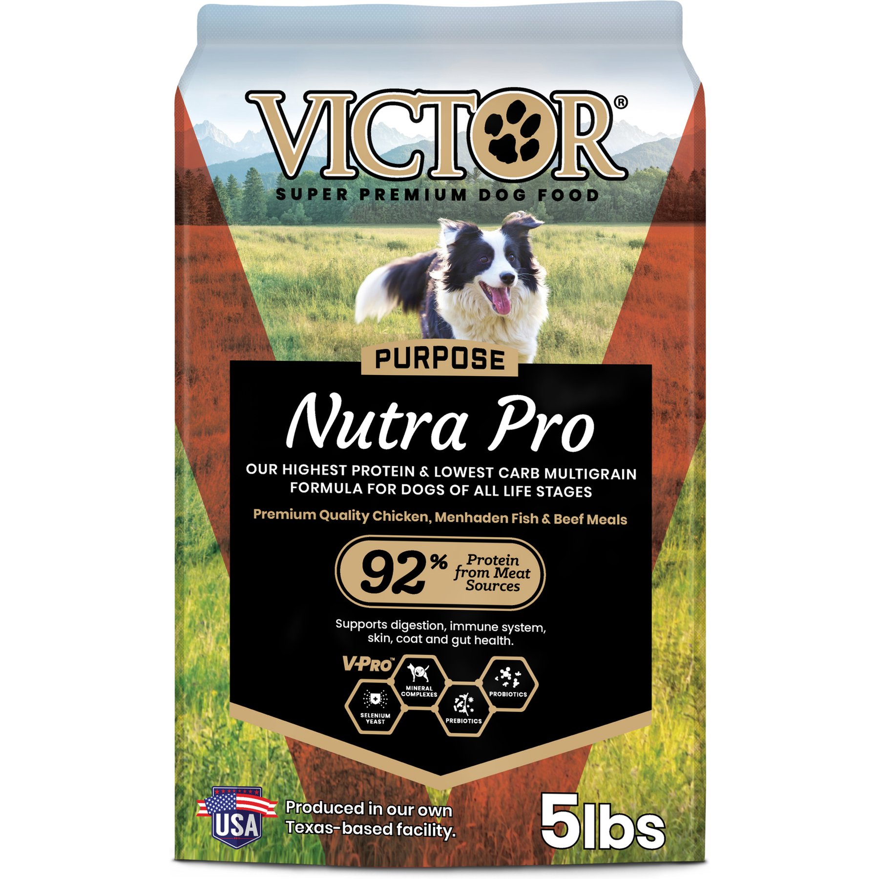 VICTOR Nutra Pro Active High Pro Activetein Low Carb Gluten-Free Dry Dog Food