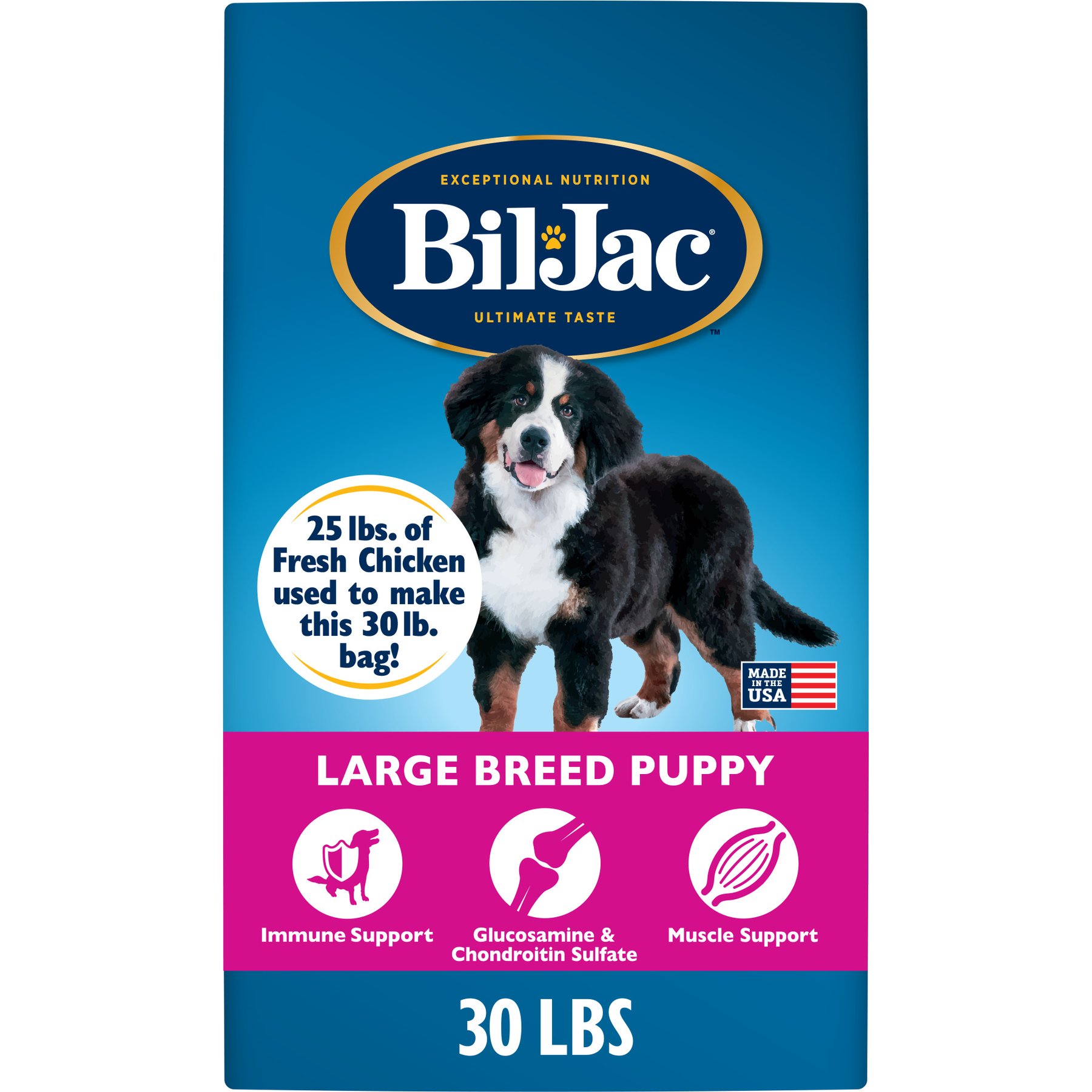 Bil-Jac Large Breed Puppy Chicken Recipe Dry Dog Food