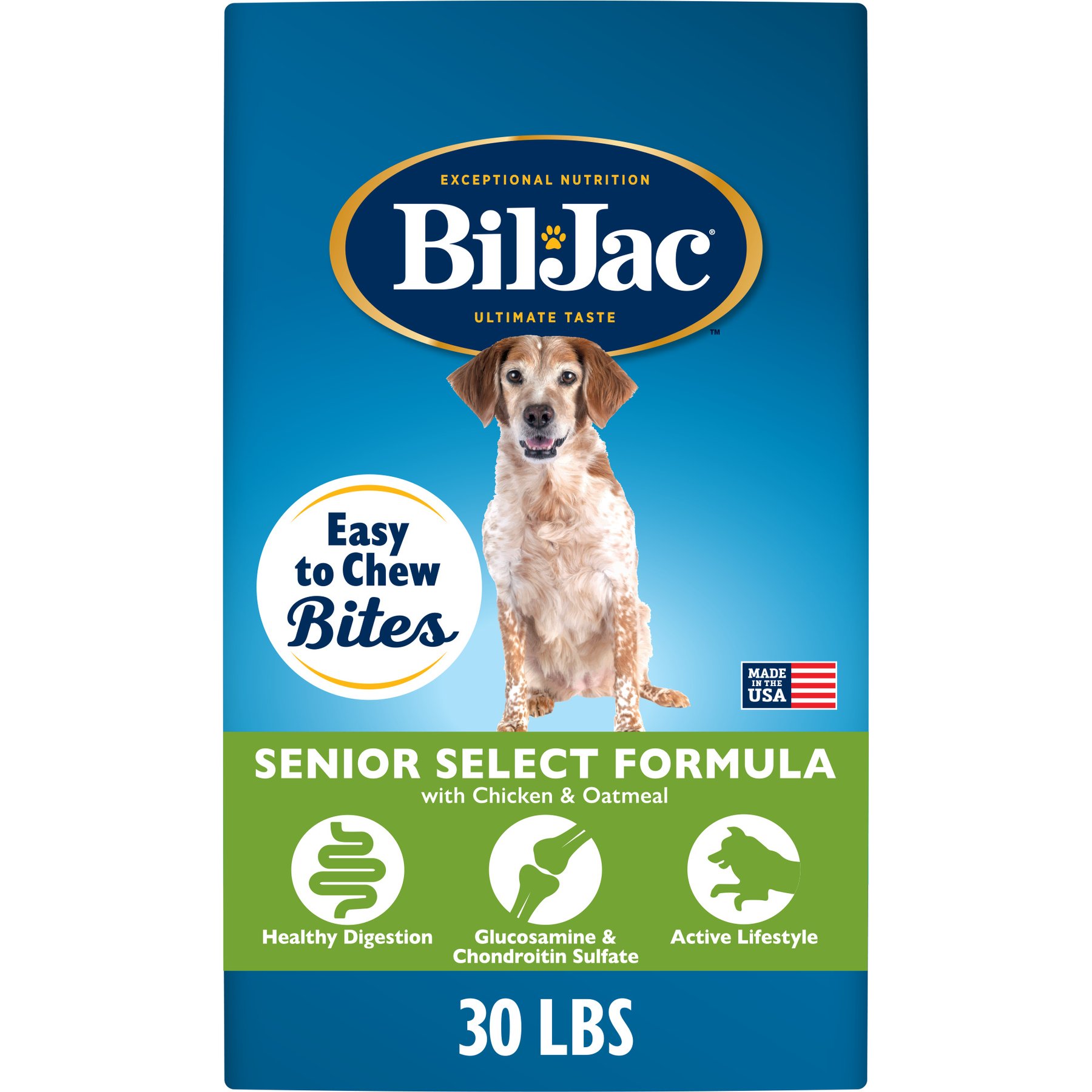 Bil-Jac Senior Select Chicken & Oatmeal Recipe Dry Dog Food