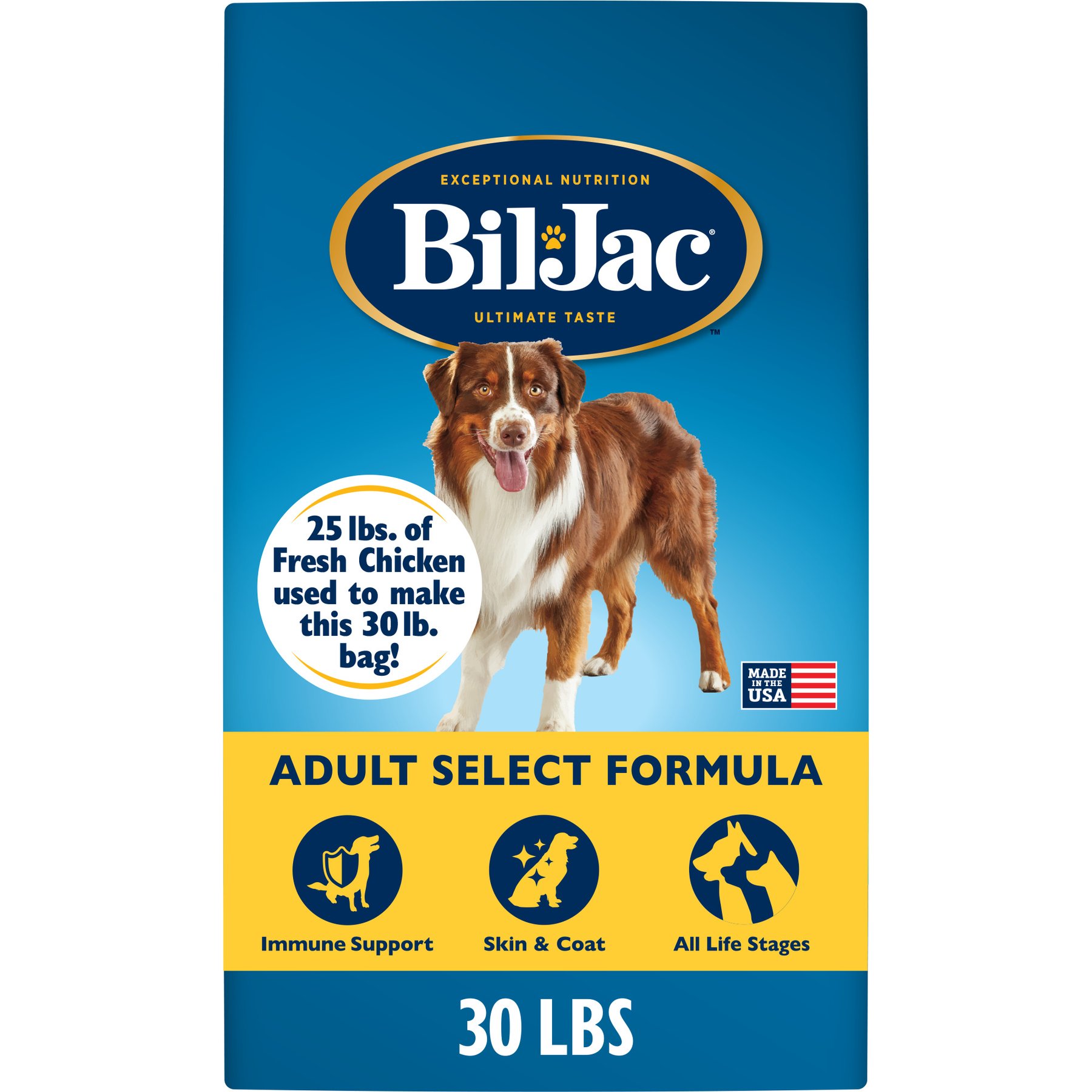 Bil-Jac Adult Select Chicken Recipe Dry Dog Food