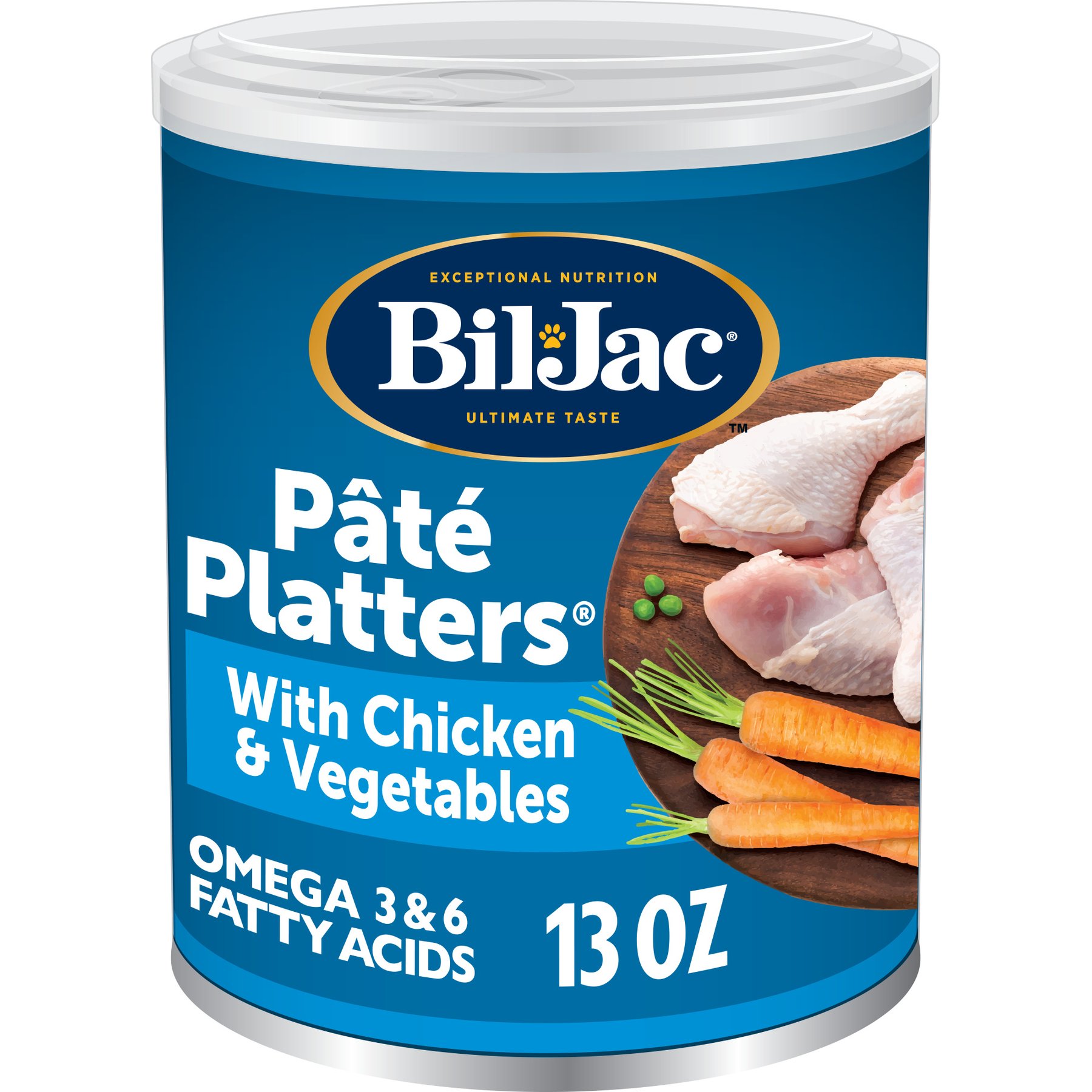 Bil-Jac Pate Platters with Chicken & Vegetables Canned Dog Food