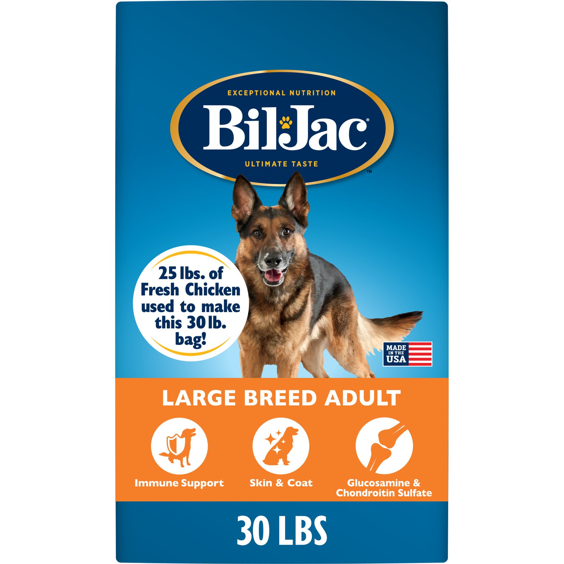 Bil-Jac Large Breed Adult Chicken Recipe Dry Dog Food