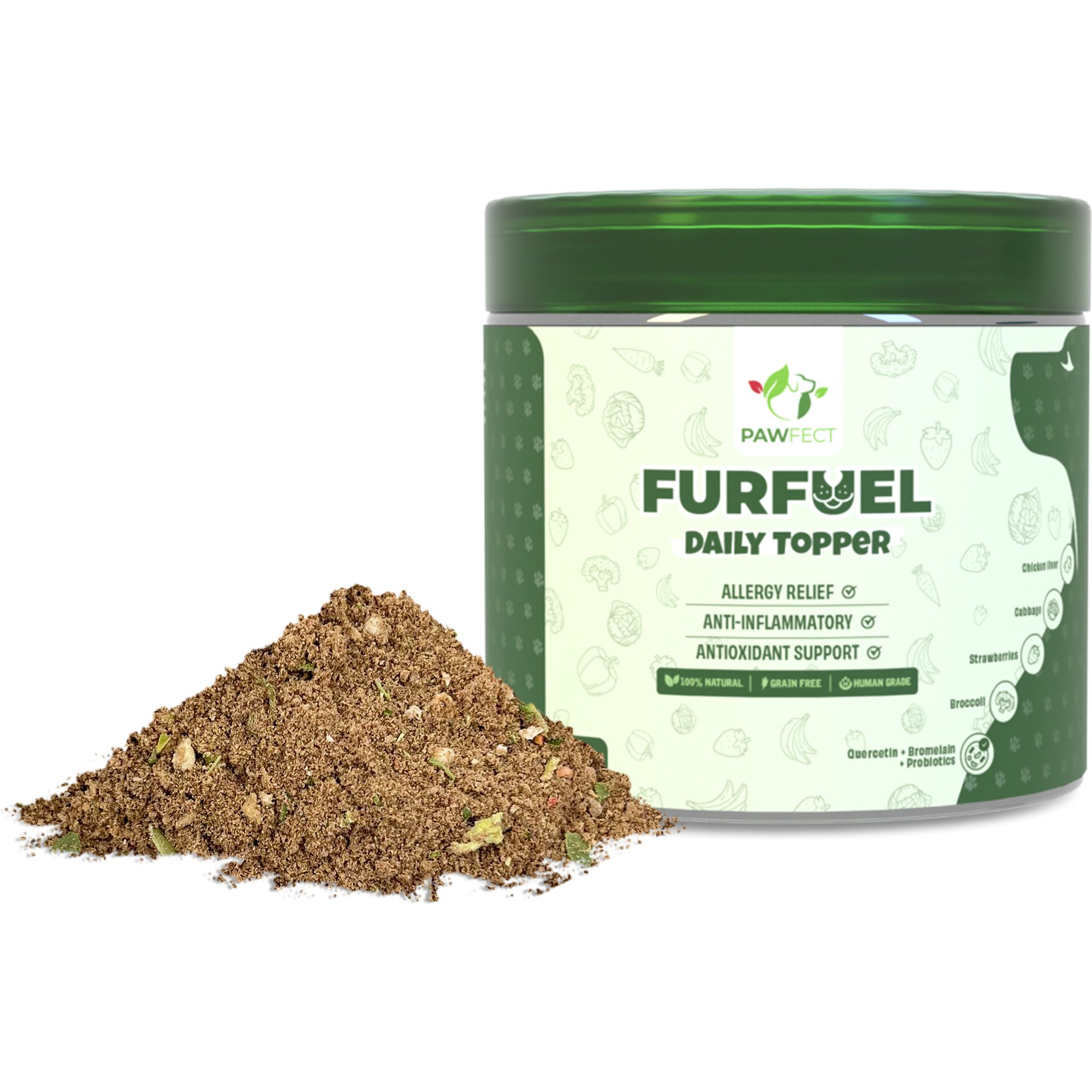 Pawfect Furfuel All Natural Grain-Free Daily Food Topper for Dogs