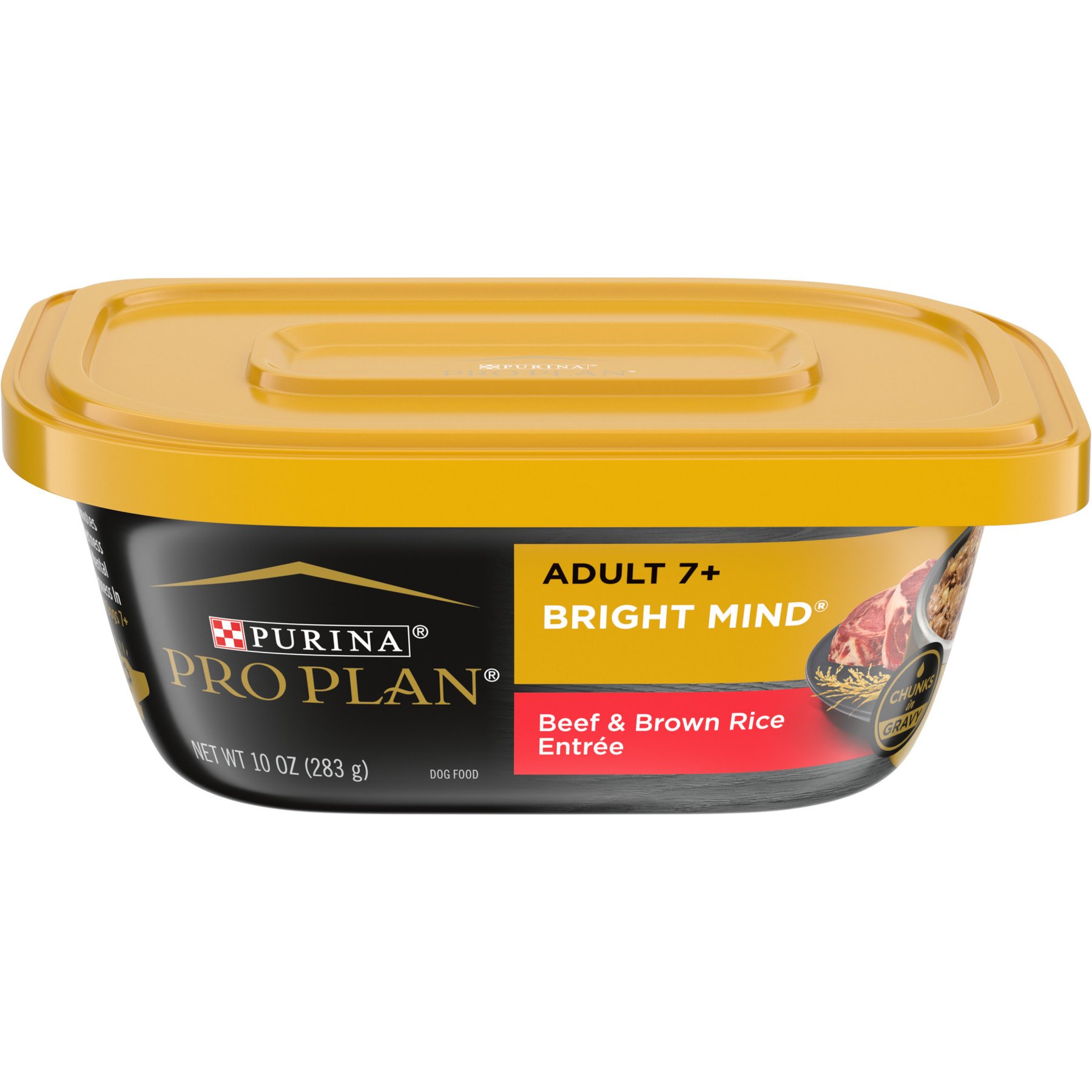 Purina Pro Plan Bright Mind Senior Adult 7+ Beef & Brown Rice Entree Wet Dog Food