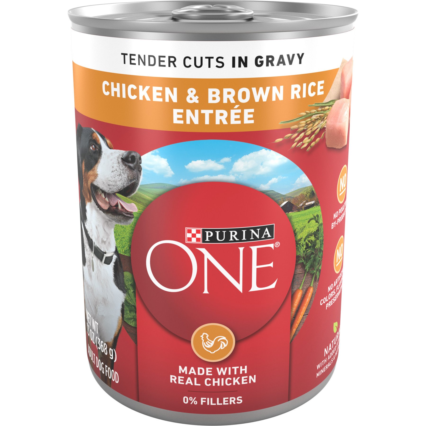Purina ONE SmartBlend Tender Cuts in Gravy Chicken & Brown Rice Entree Adult Canned Dog Food