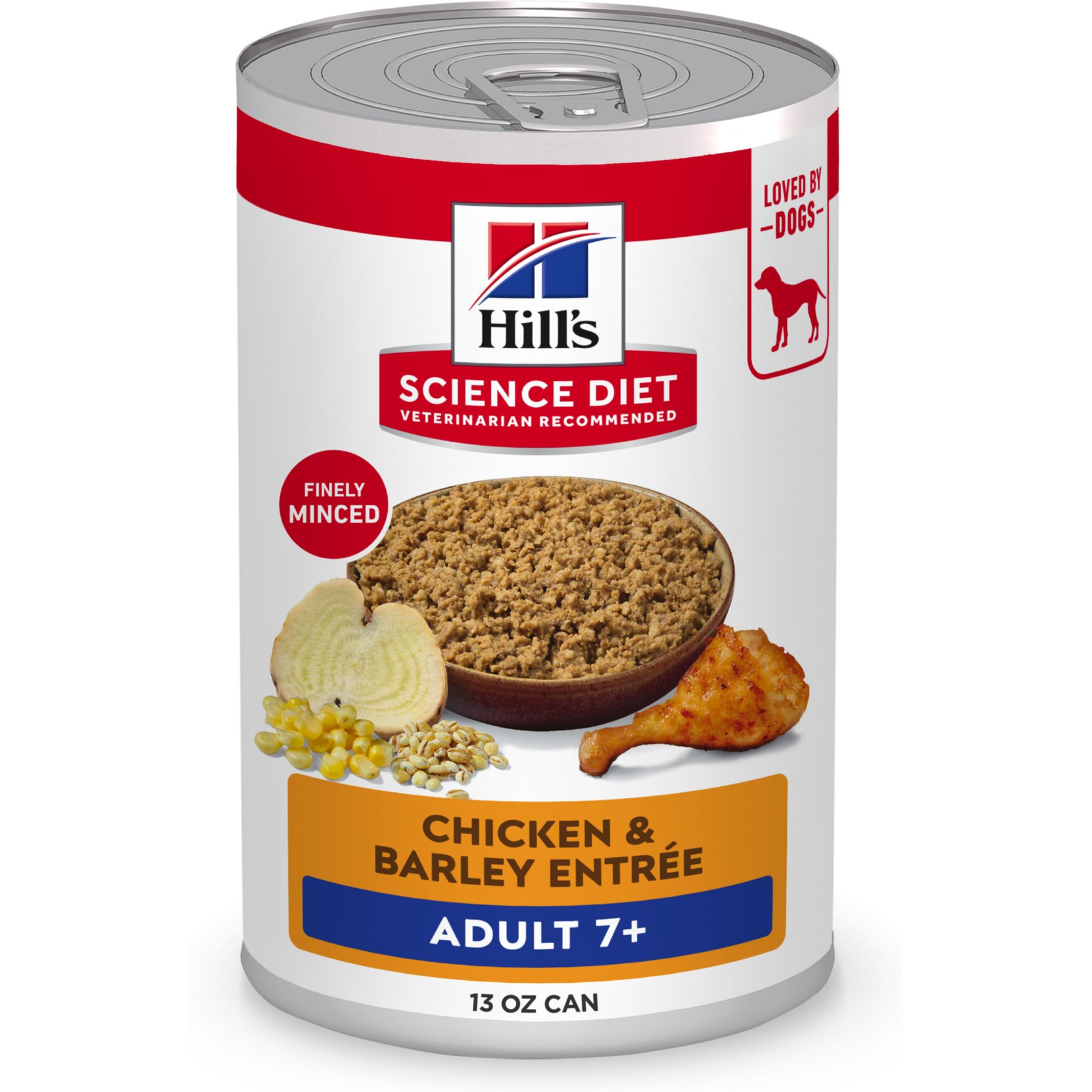 Hill's Science Diet Senior Adult 7+ Chicken & Barley Entree Wet Dog Food
