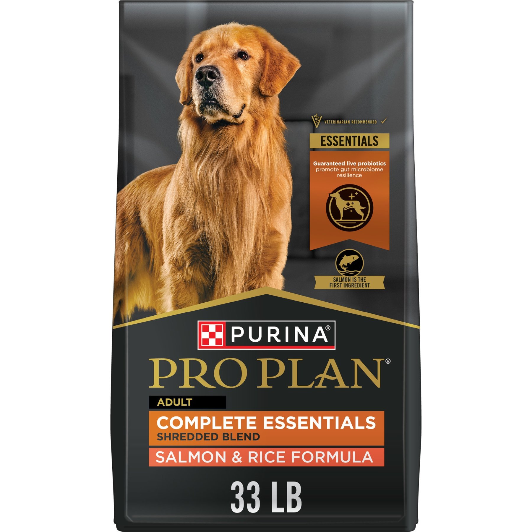 Purina Pro Plan Adult Shredded Blend Salmon & Rice Formula Dry Dog Food