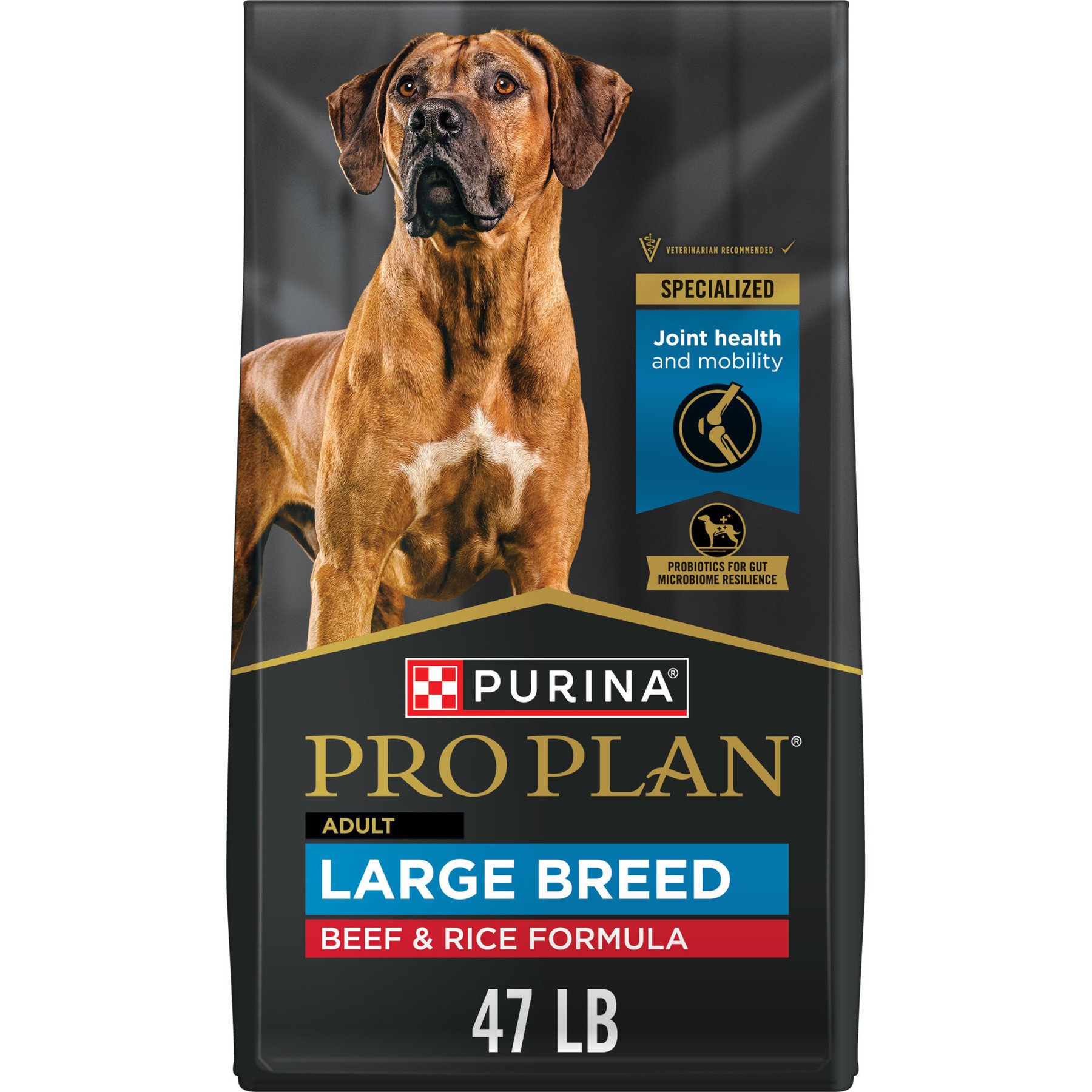 Purina Pro Plan Specialized Beef & Rice Formula High Protein Large Breed Dry Dog Food