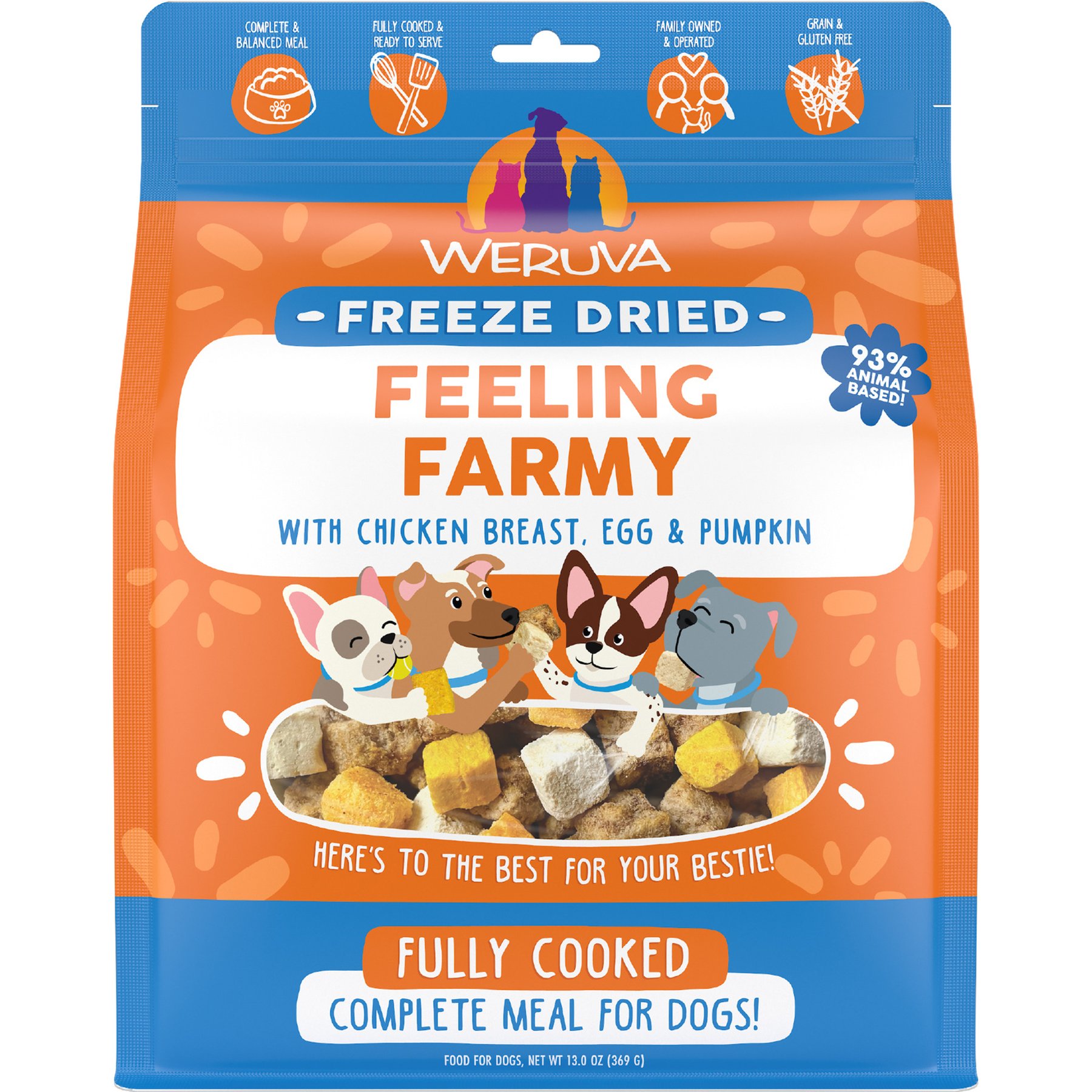 Weruva Feeling Farmy Freeze-Dried Dog Food