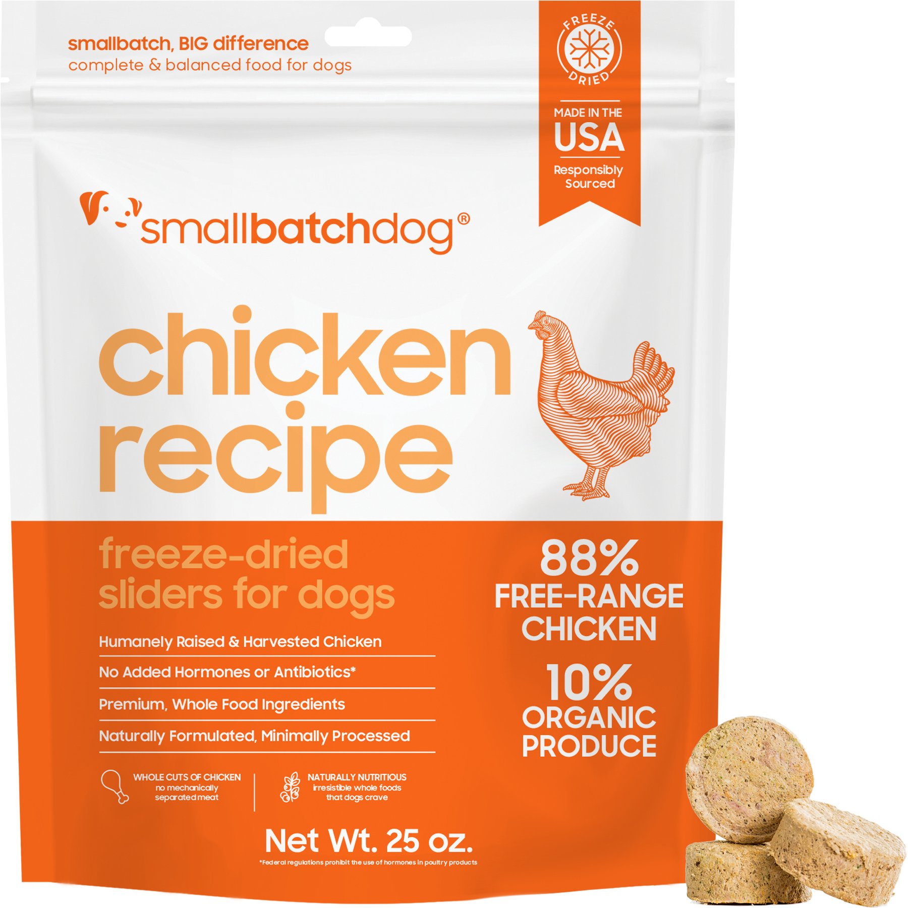 Smallbatch Pets Chicken Non-GMO Freeze-Dried Dog Food