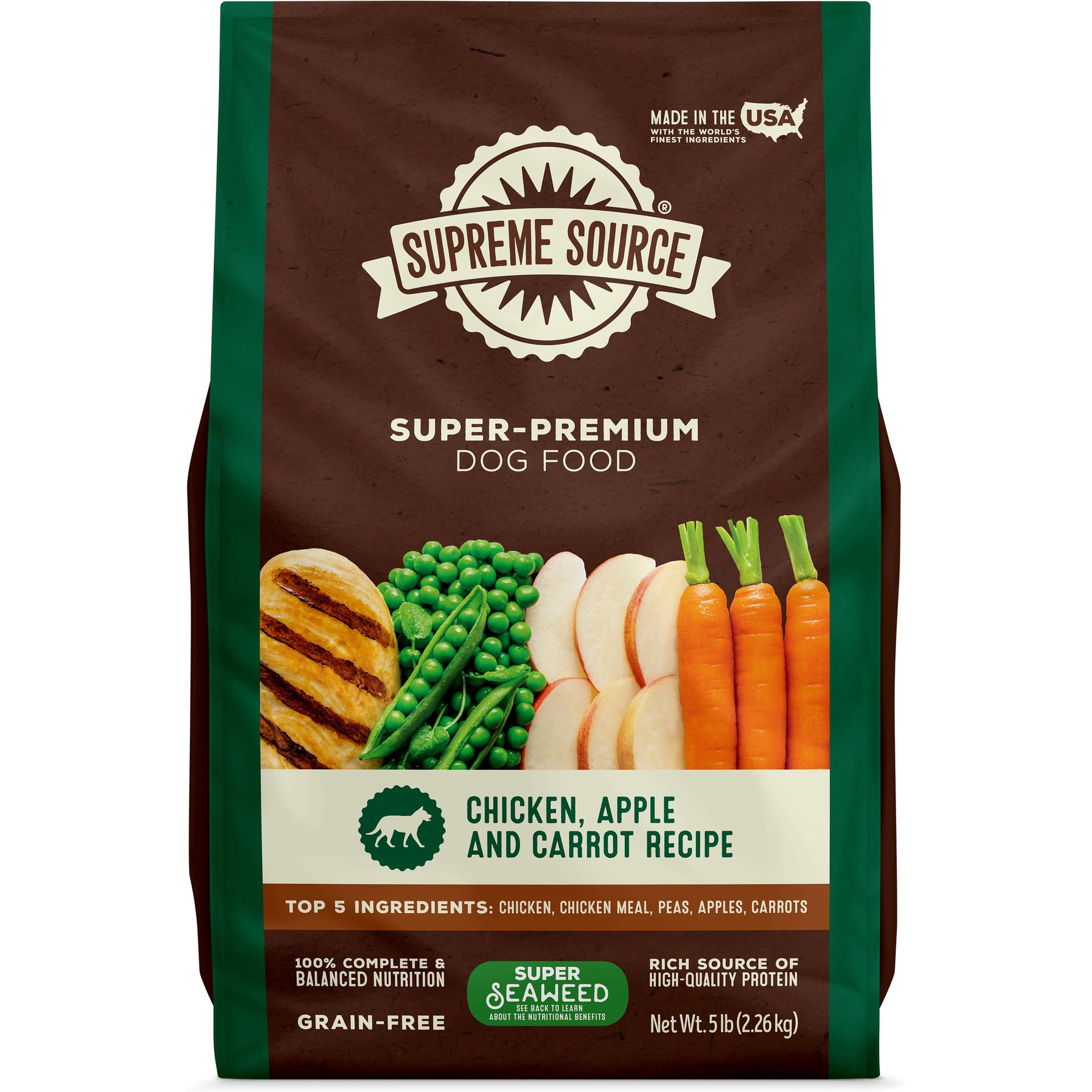 Supreme Source Grain-Free Chicken, Apple & Carrot Recipe Dry Dog Food