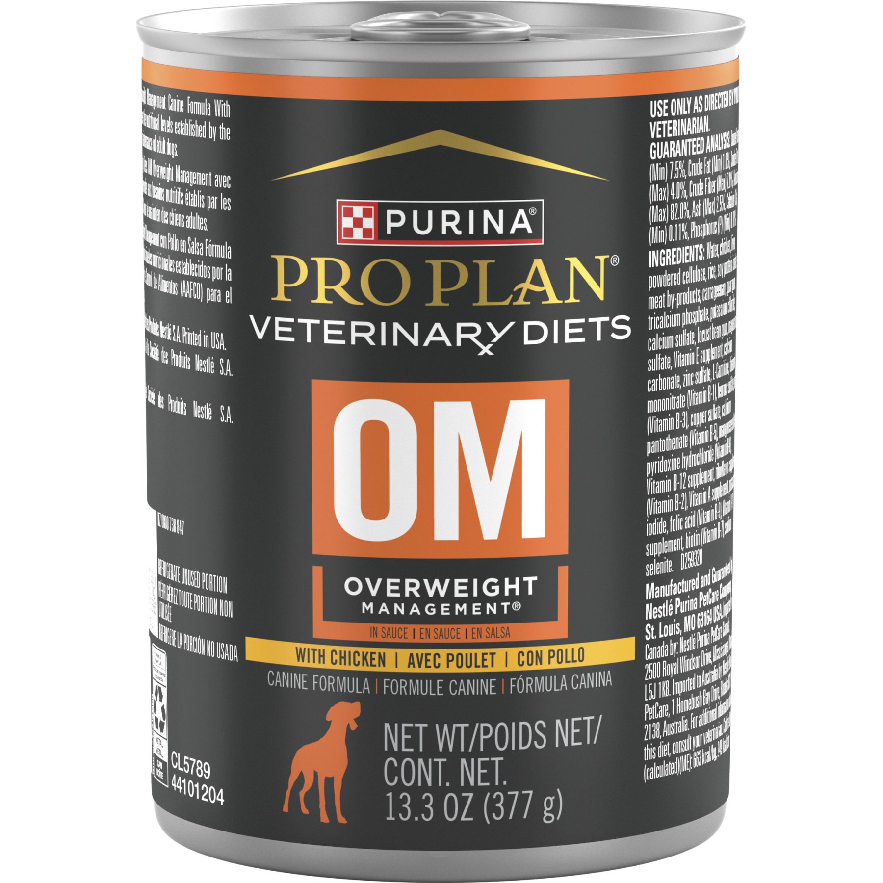 Purina Pro Plan Veterinary Diets OM Overweight Management Wet Dog Food