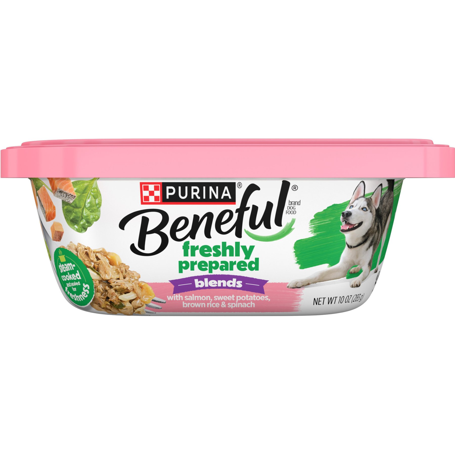 Purina Beneful Chopped Blends with Salmon, Sweet Potatoes, Brown Rice & Spinach Wet Dog Food