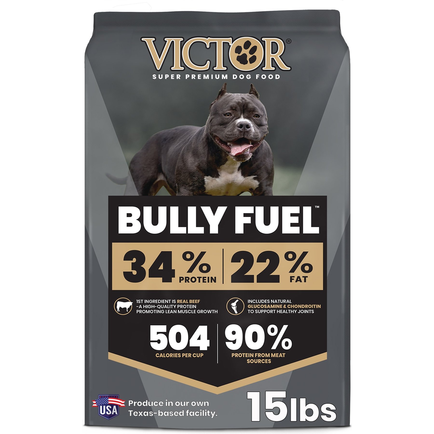 VICTOR Bully Fuel High Protein Gluten-Free Beef & Chicken Dry Dog Food