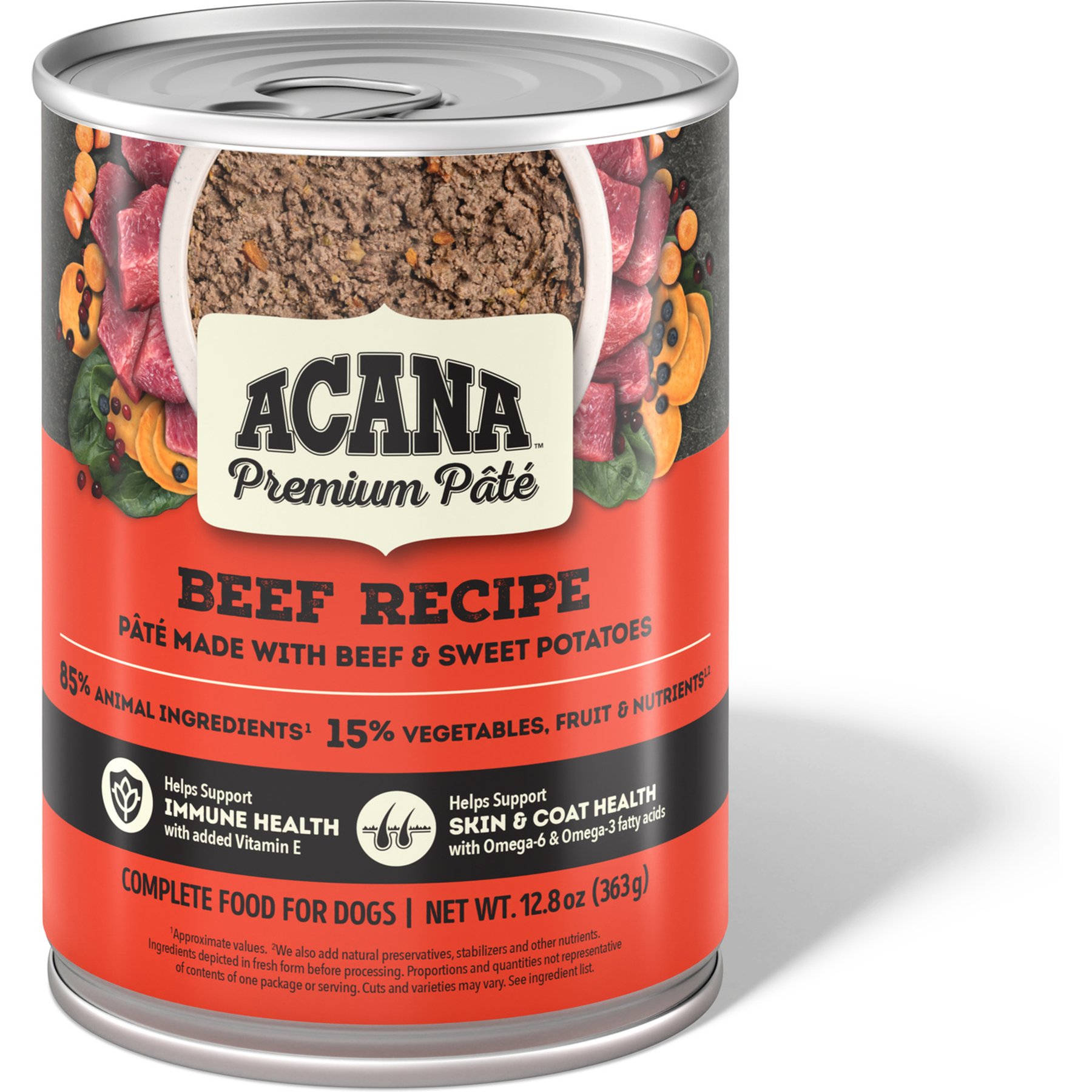 ACANA Premium Pate Beef in Bone Broth Grain-Free Wet Dog Food