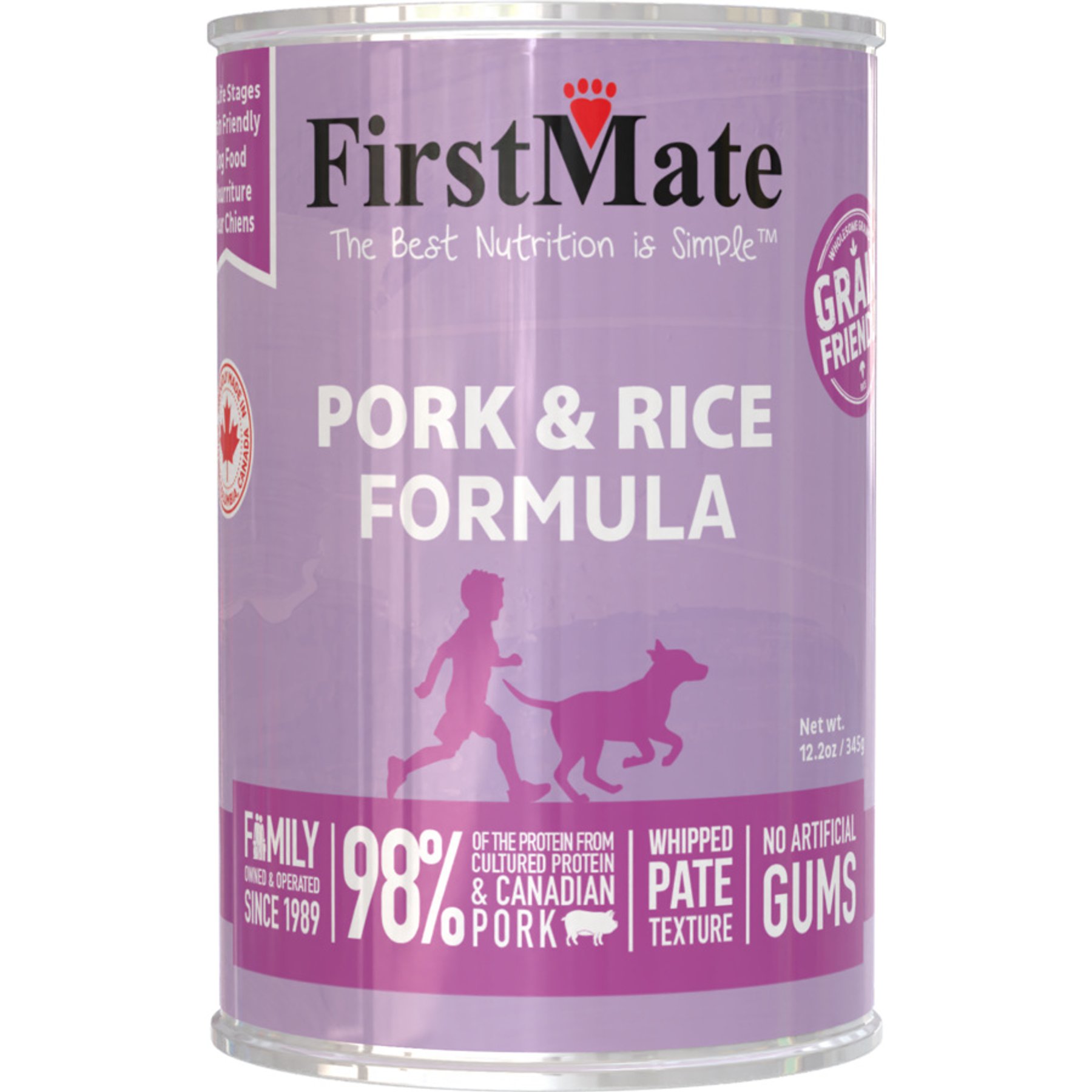Firstmate Pork with Rice Wet Dog Food