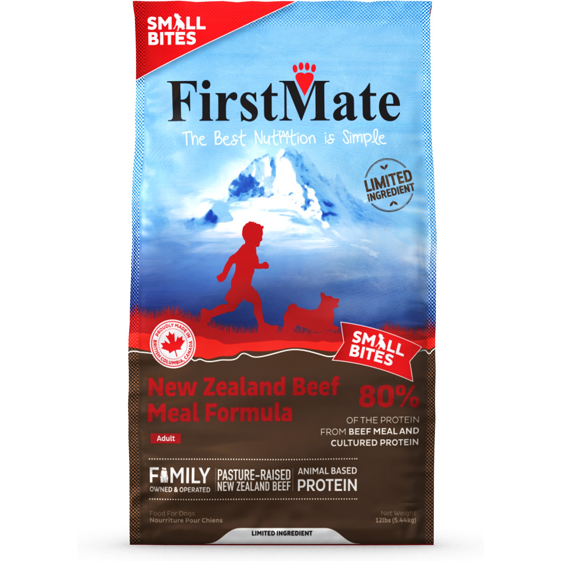 Firstmate Small Bites Limited Ingredient Diet Grain-Free New Zealand Beef Dry Dog Food