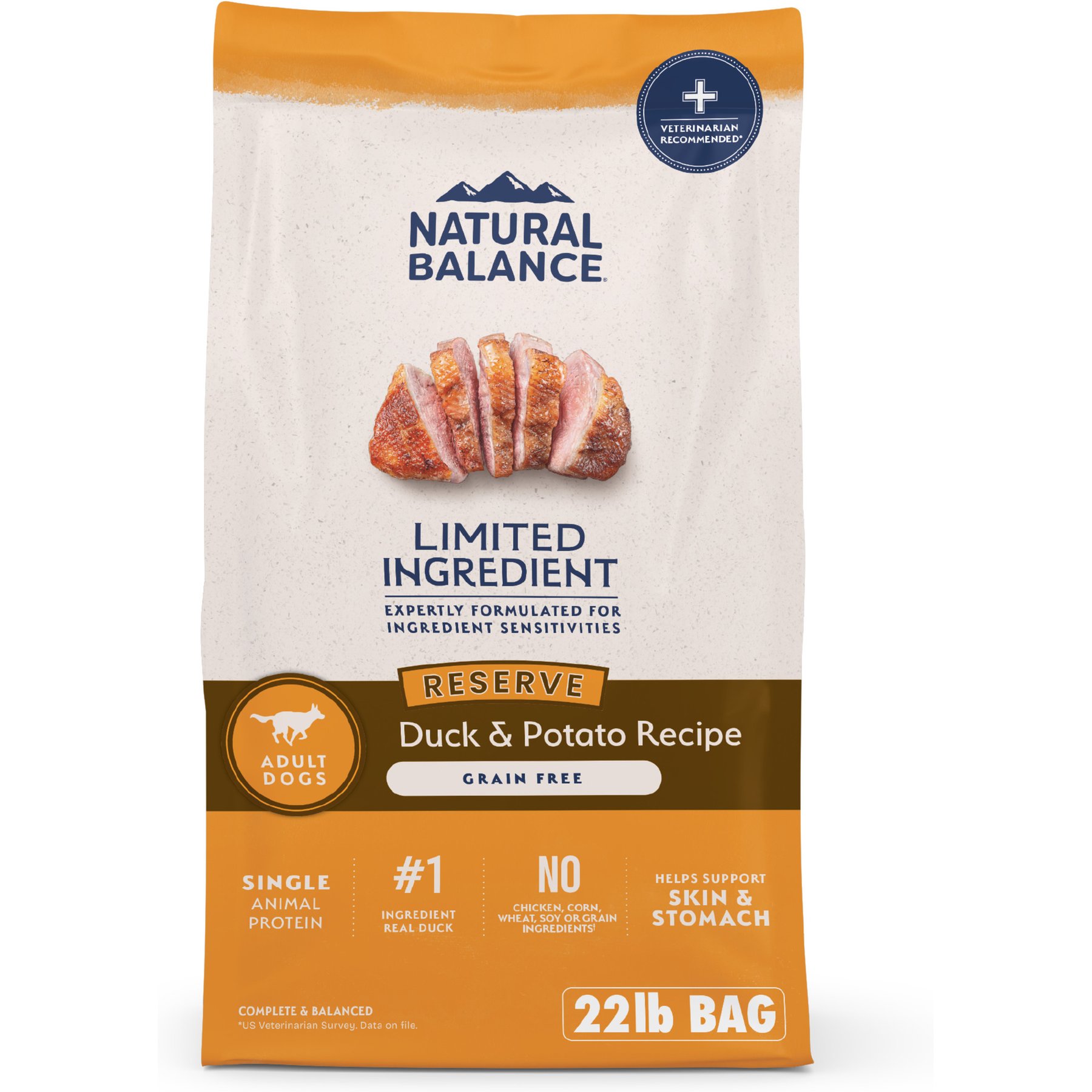 Natural Balance Limited Ingredient Reserve Grain-Free Duck & Potato Recipe Dry Dog Food