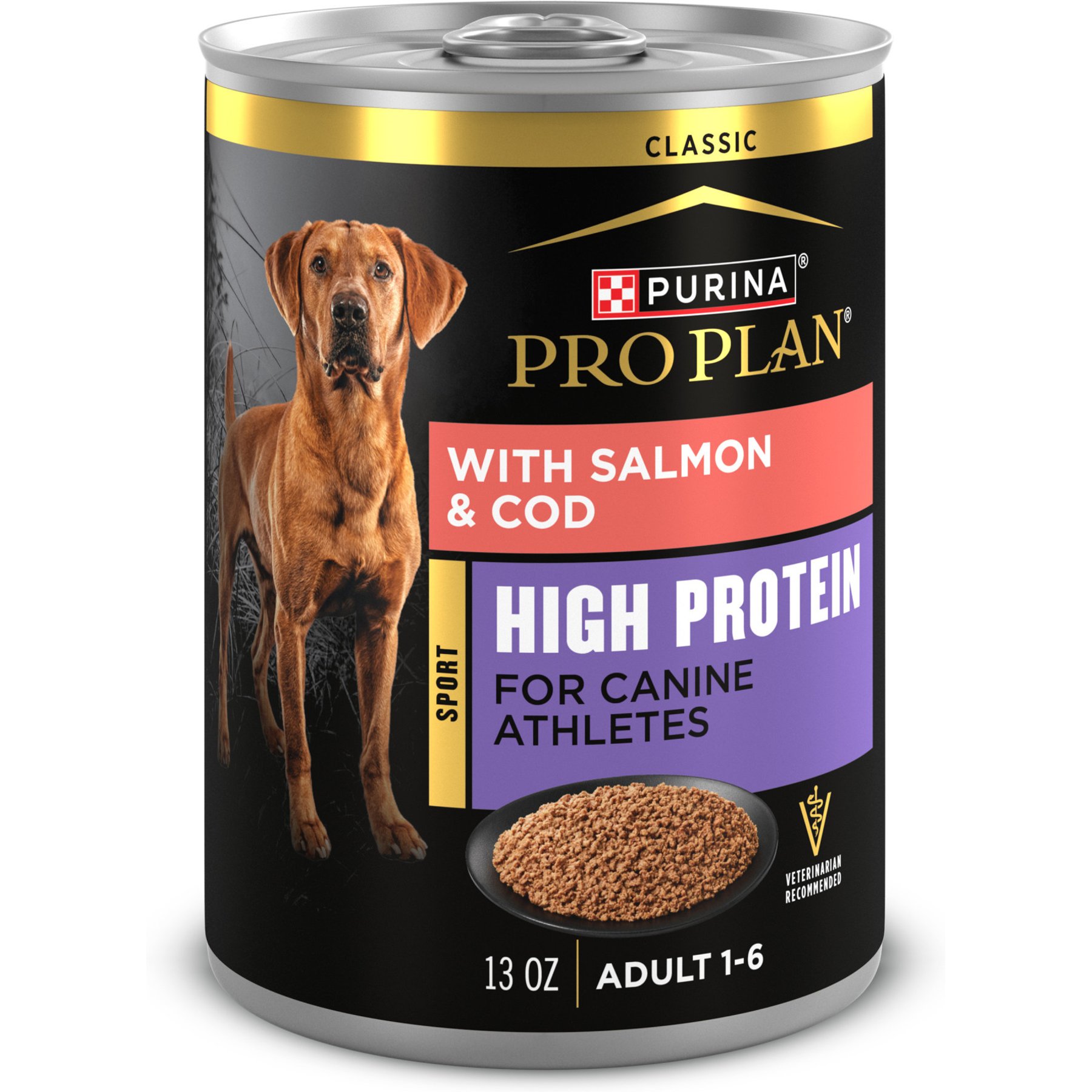 Purina Pro Plan Sport High Protein Salmon & Cod Entrée Wet Dog Food