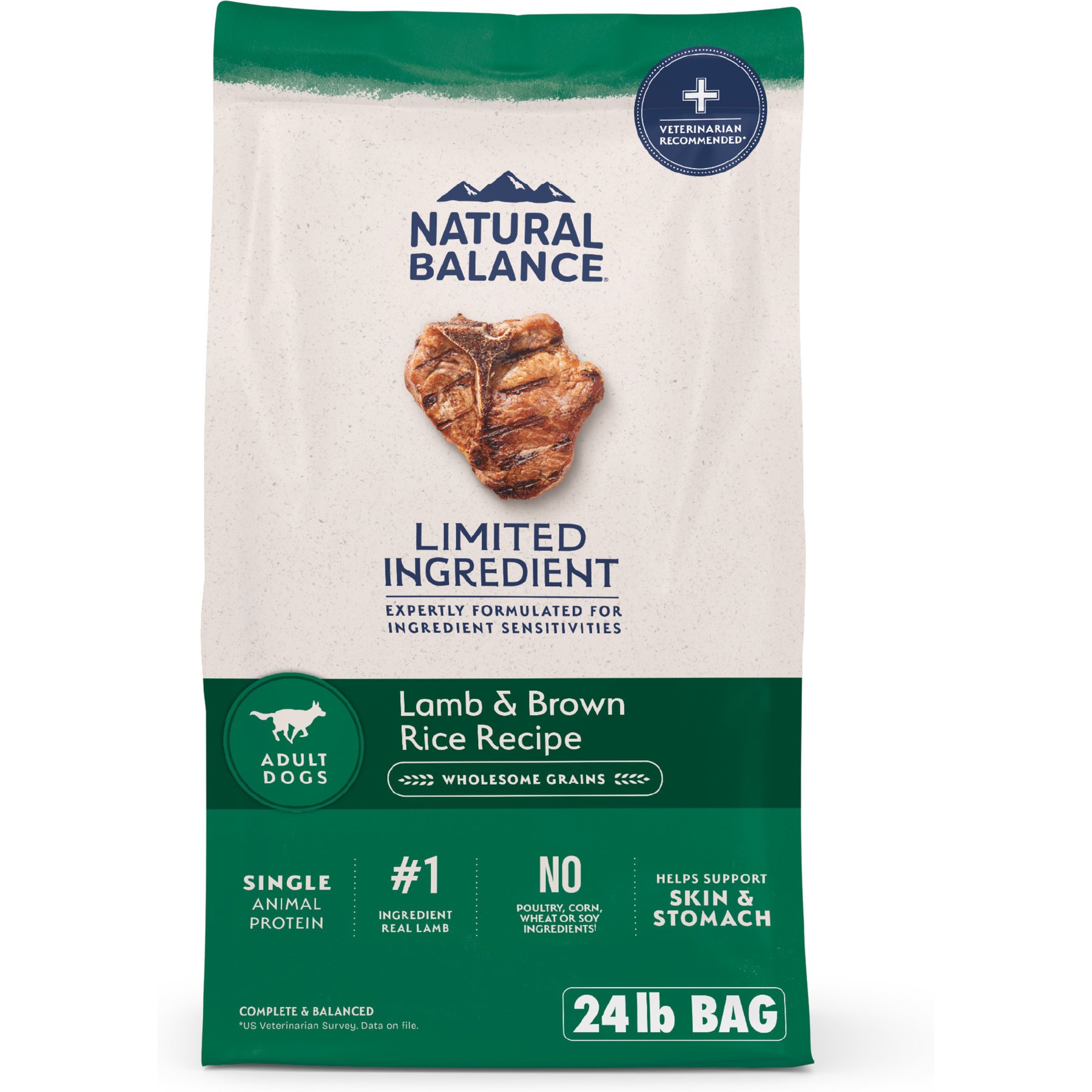 Natural Balance Limited Ingredient Lamb & Brown Rice Recipe Dry Dog Food