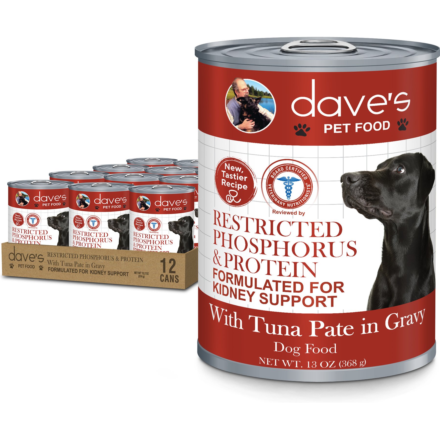 Dave's Pet Food Restricted Phosphorus & Protein Tuna Pate Wet Dog Food
