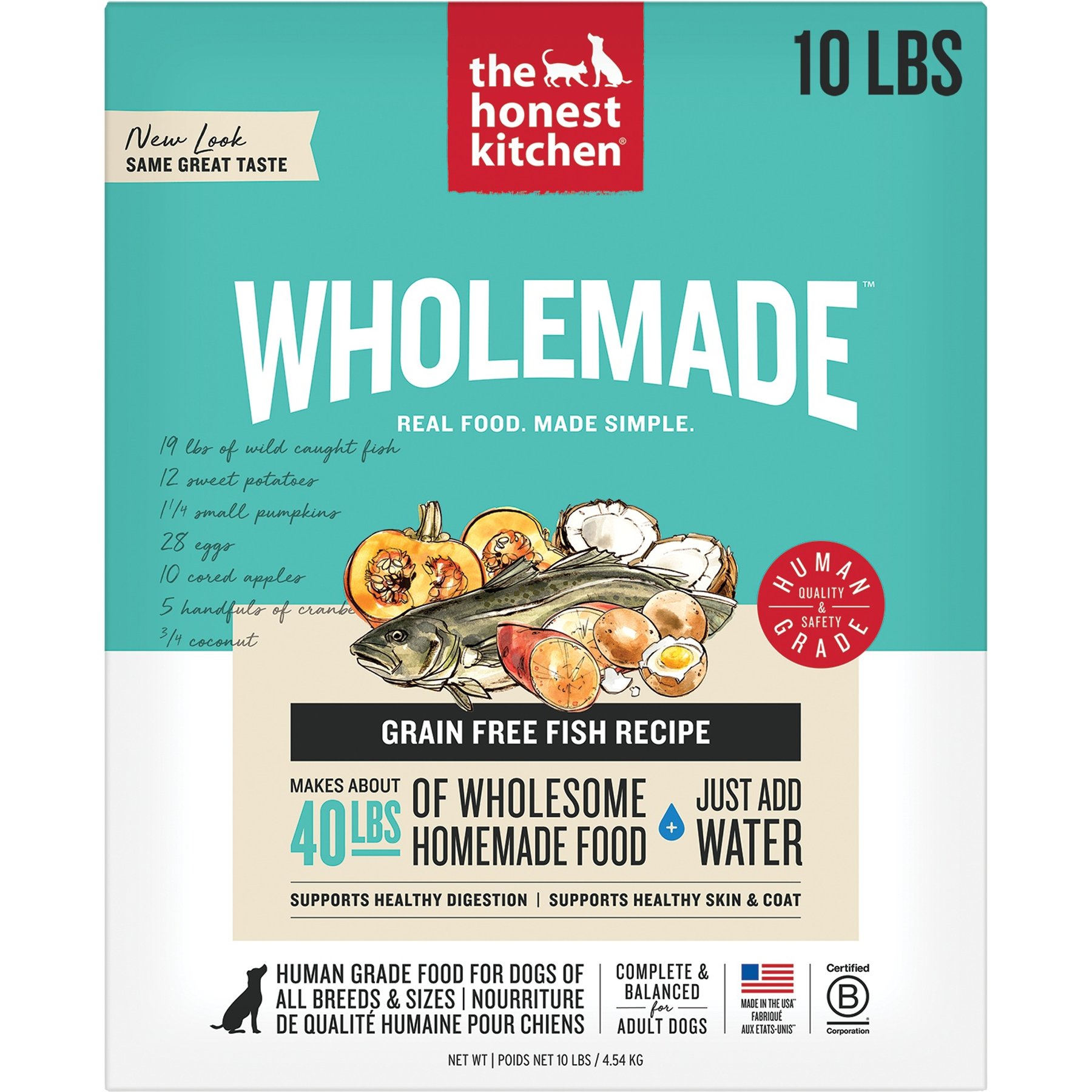 The Honest Kitchen Wholemade Grain-Free Fish Dog Food