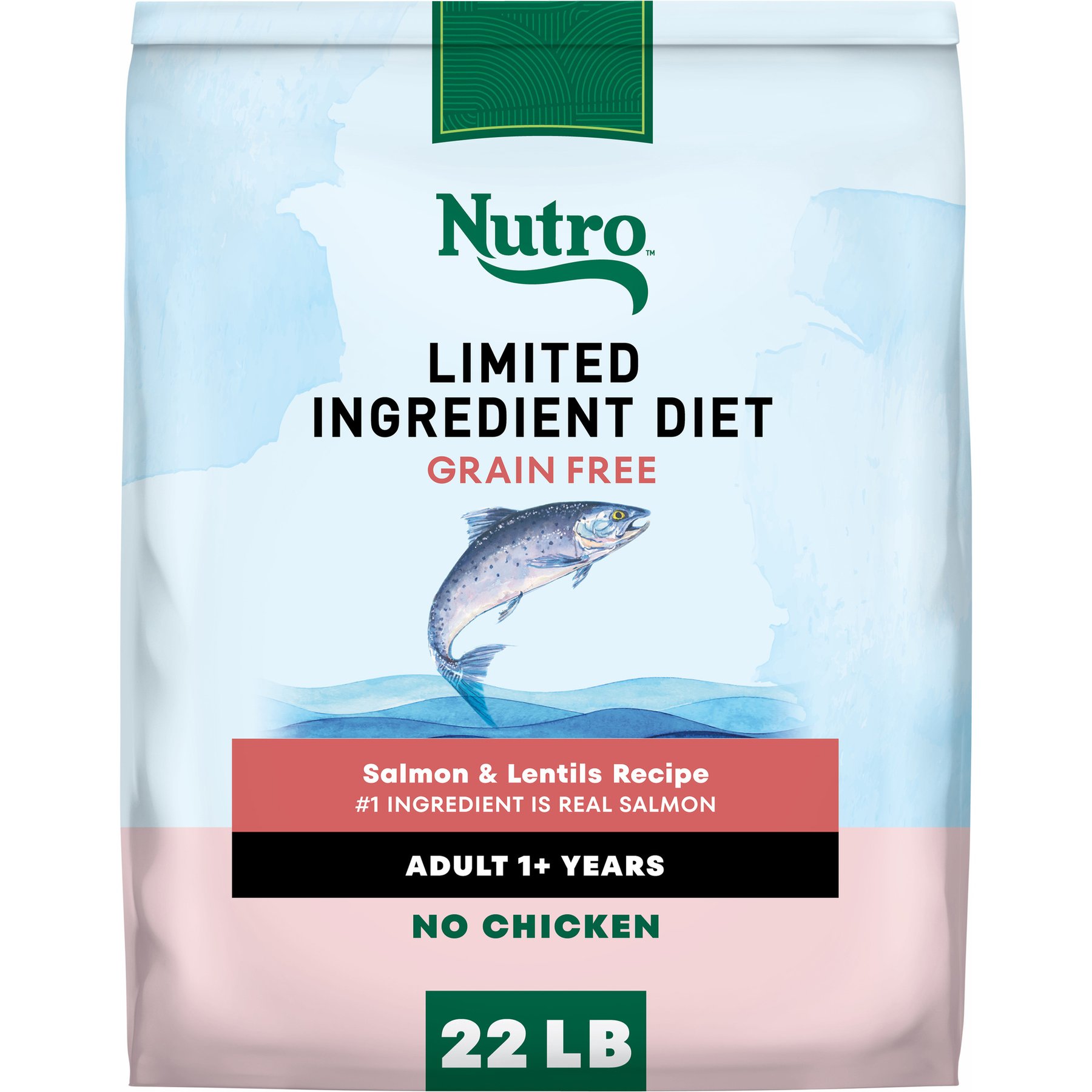 Nutro Limited Ingredient Diet Adult Sensitive Support with Real Salmon & Lentils Grain-Free Dry Dog Food