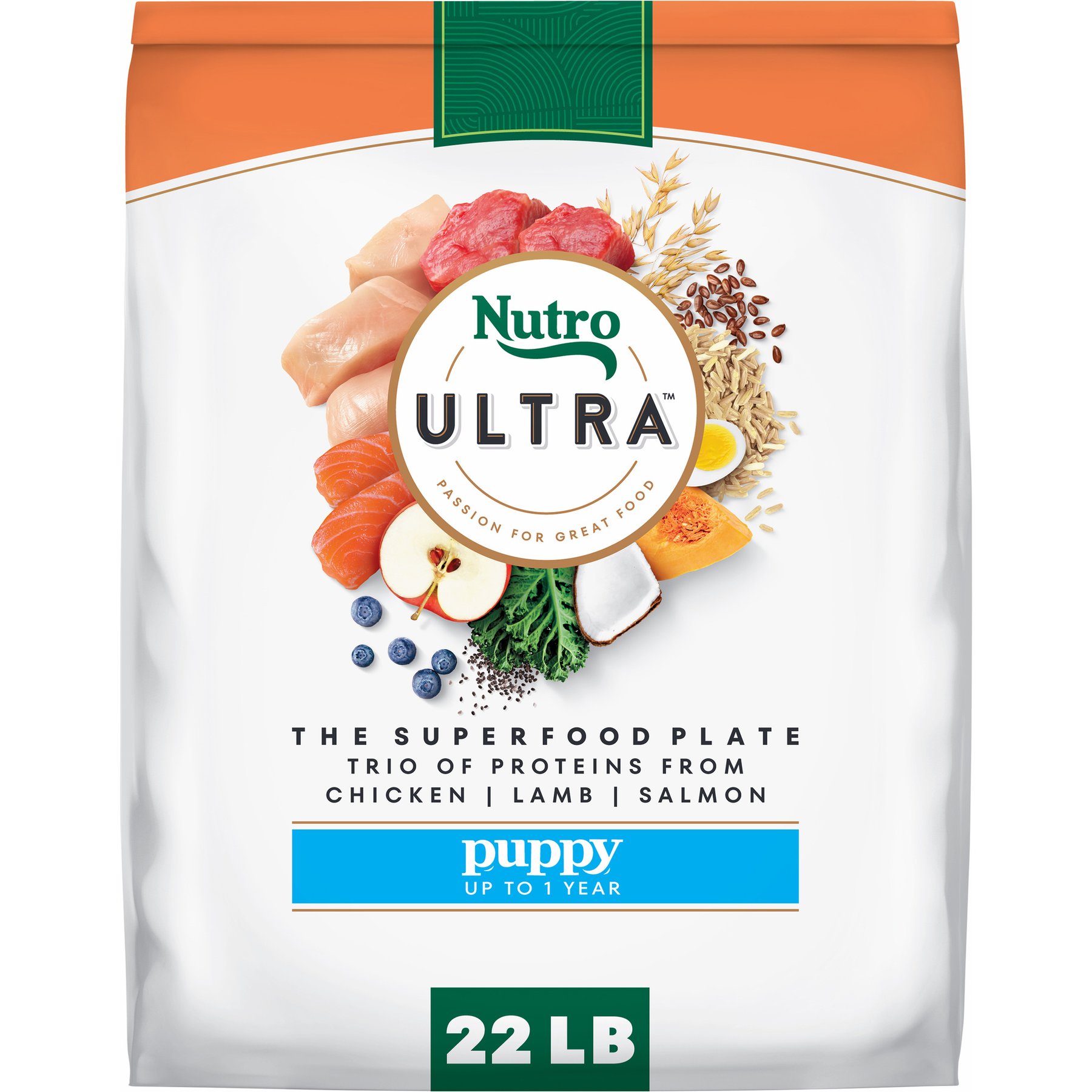 Nutro Ultra Puppy High Protein Trio of Proteins Chicken, Lamb & Salmon Dry Dog Food