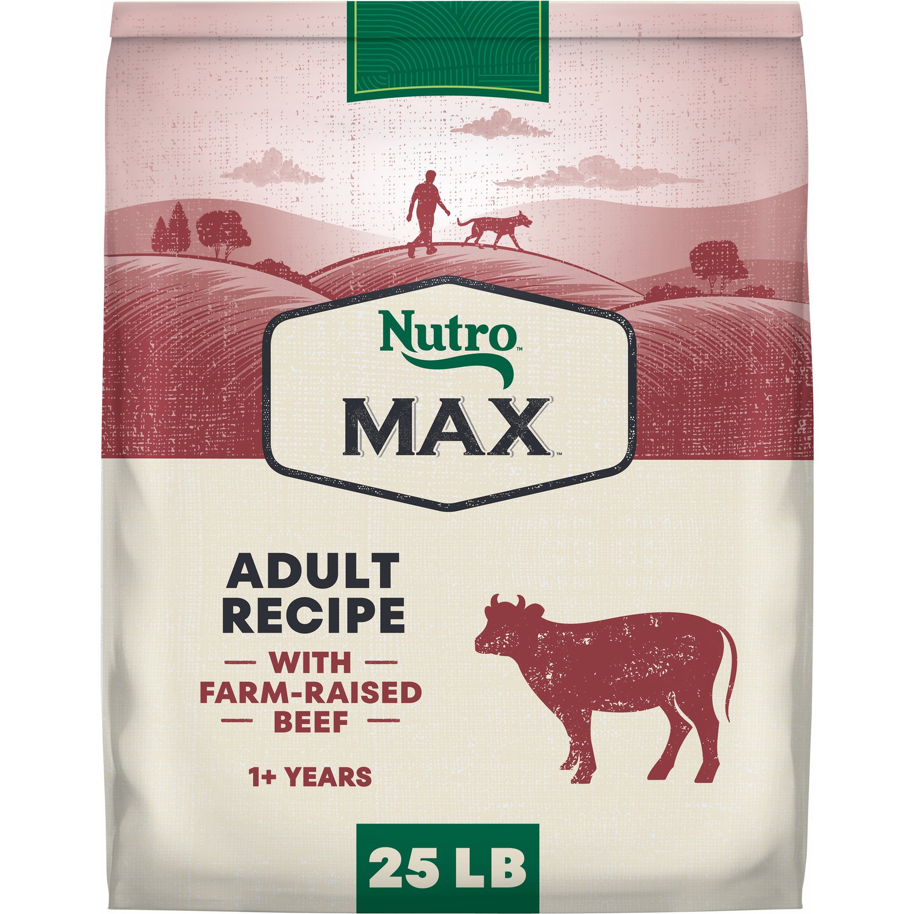 Nutro Max Adult Farm-Raised Beef Recipe Natural Dry Dog Food