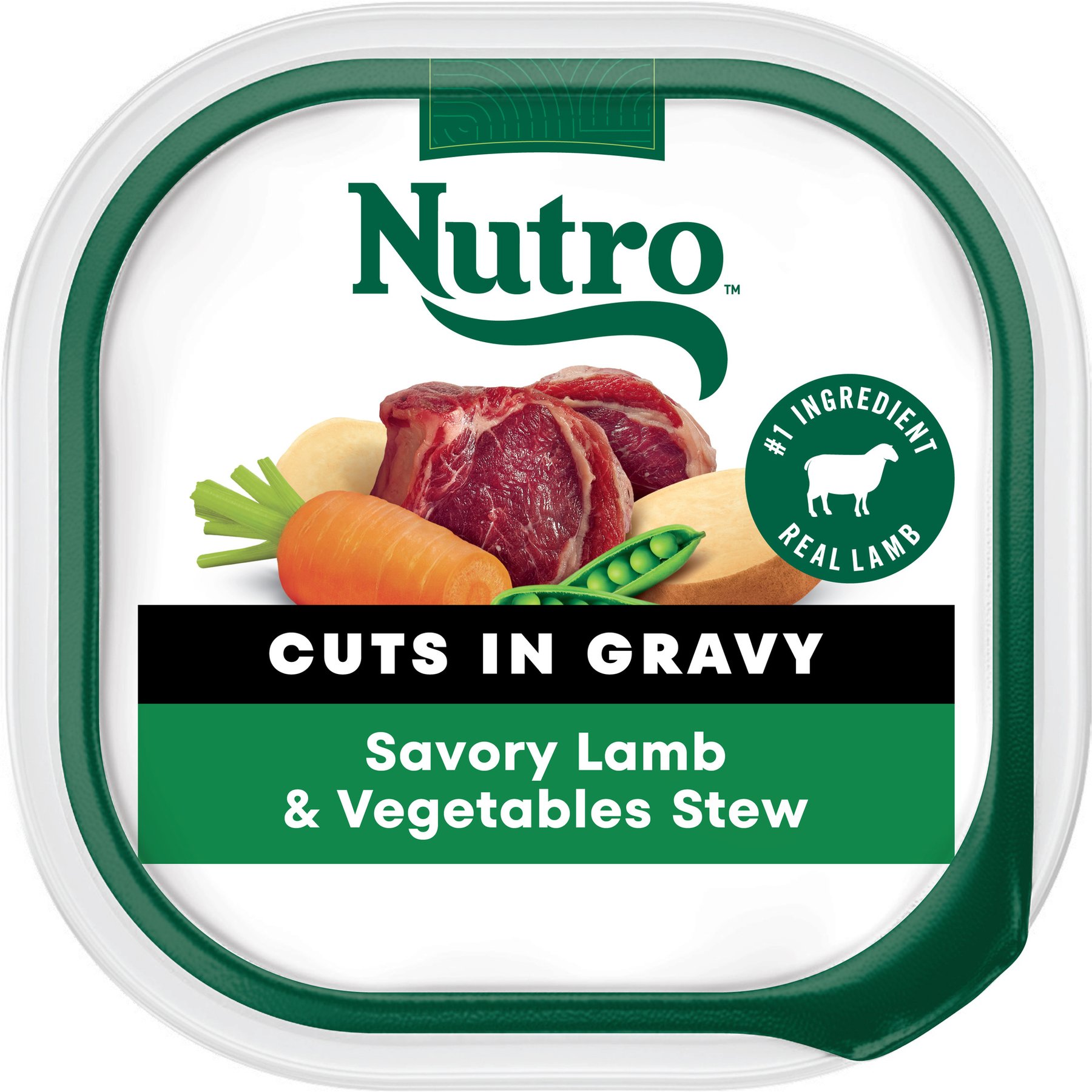 Nutro Grain-Free Savory Lamb & Vegetables Stew Cuts in Gravy Adult Wet Dog Food