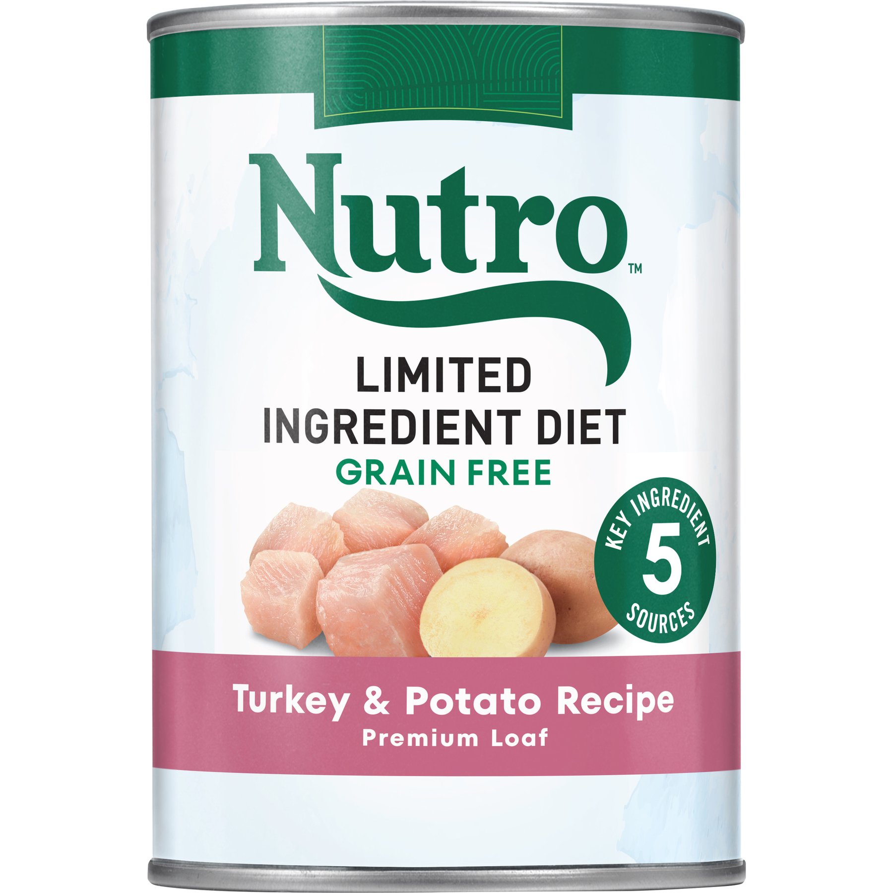 Nutro Limited Ingredient Diet Premium Loaf Turkey & Potato Grain-Free Adult Canned Wet Dog Food