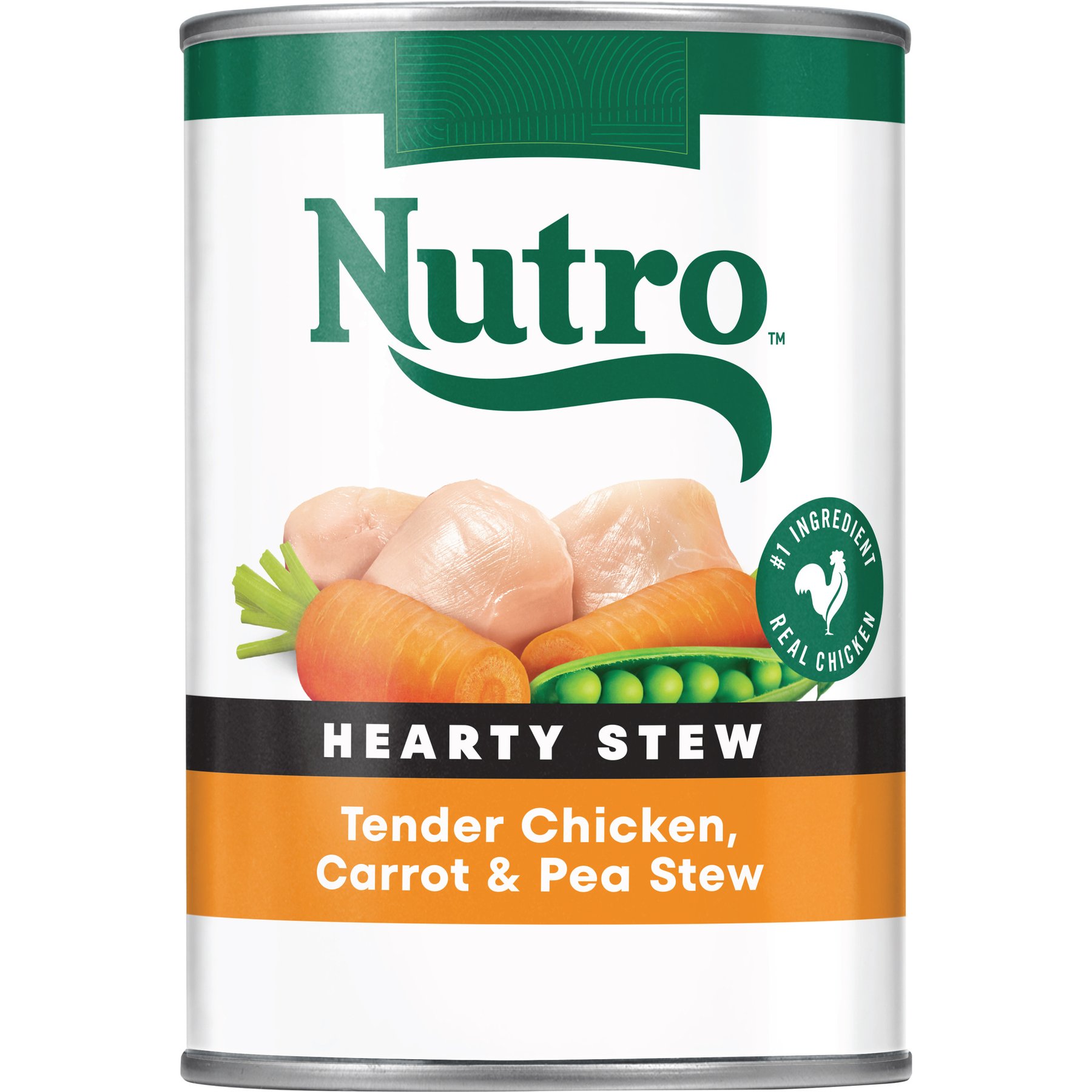 Nutro Hearty Stew Tender Chicken, Carrot & Pea Stew Grain-Free Canned Adult Wet Dog Food