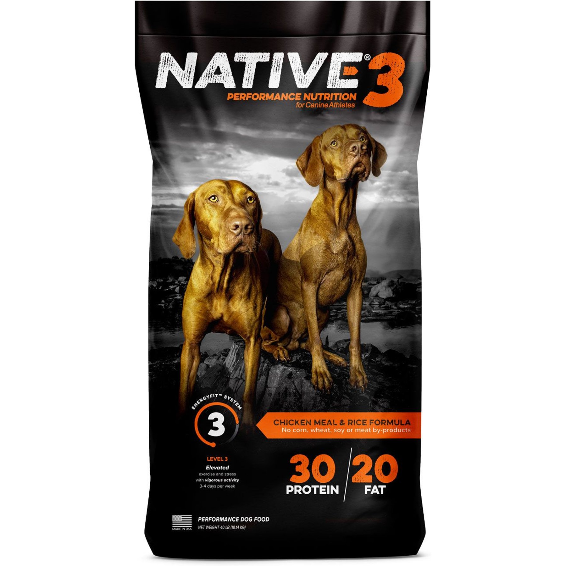 Native Level 3 Chicken Flavor Dry Dog Food