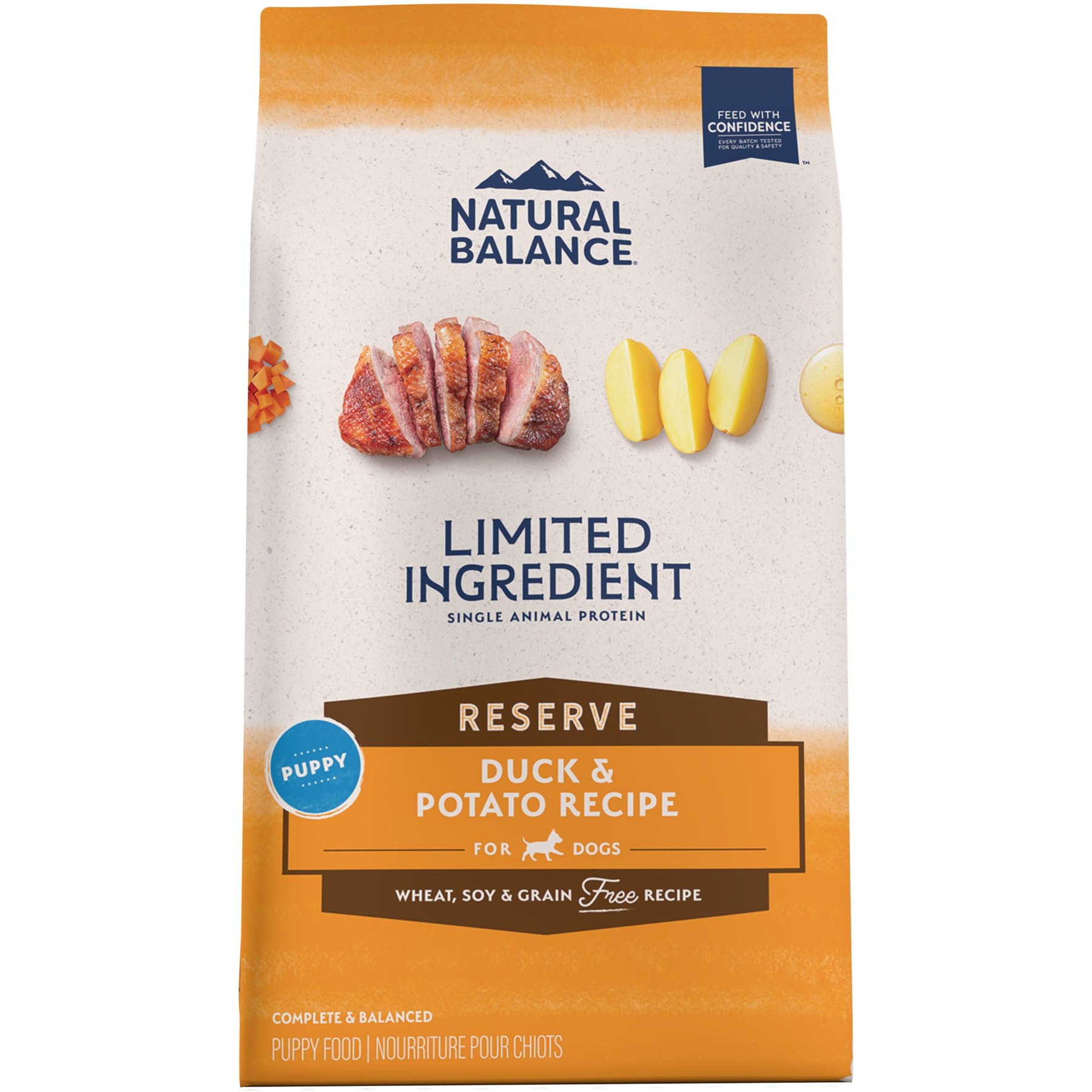 Natural Balance Limited Ingredient Diet Reserve Grain-Free Duck & Potato Puppy Recipe Dry Dog Food