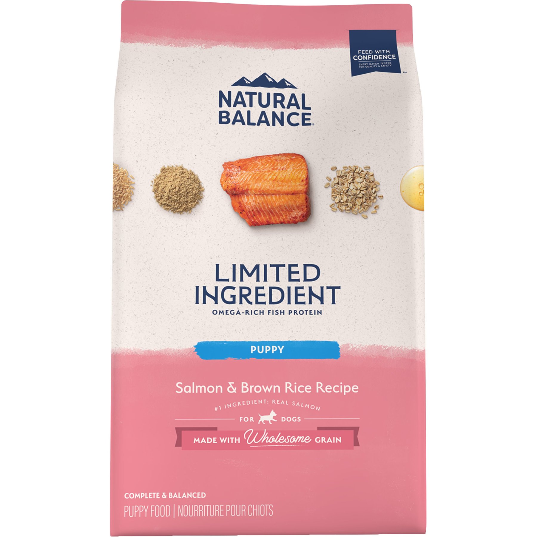 Natural Balance Limited Ingredient Salmon & Brown Rice Puppy Recipe Dry Dog Food