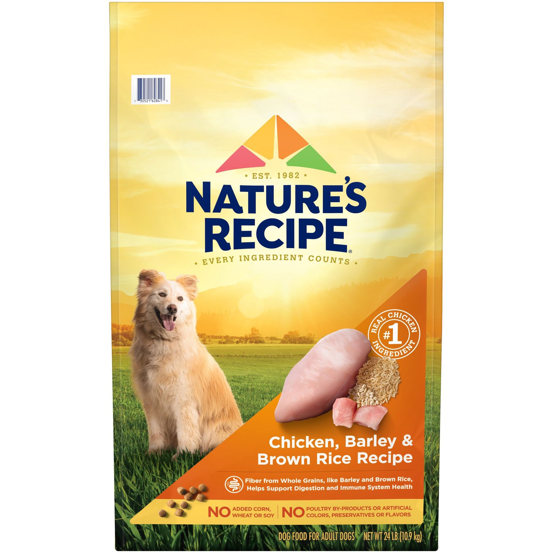 Nature's Recipe Adult Chicken, Barley & Brown Rice Recipe Dry Dog Food