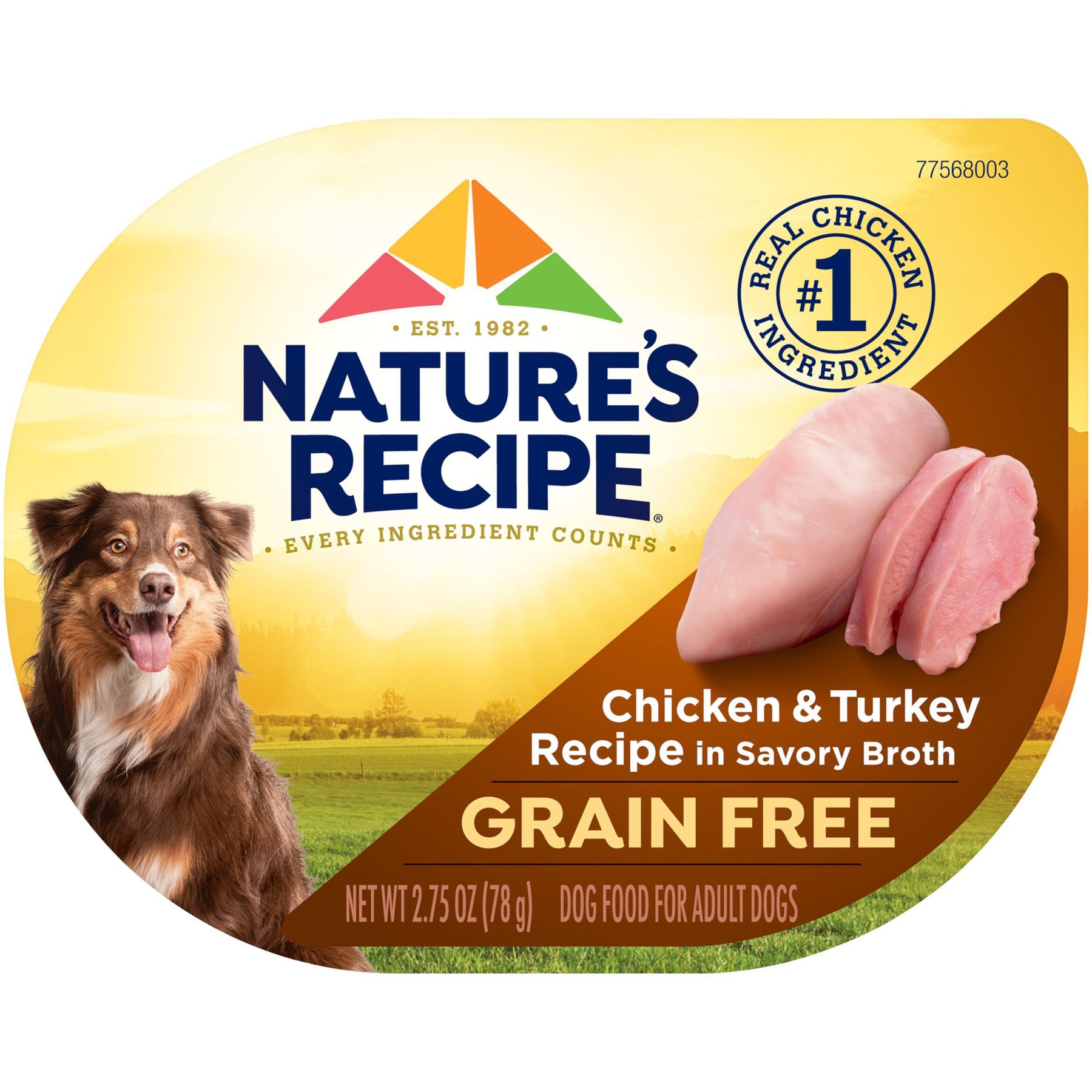 Nature's Recipe Chicken & Turkey in Broth Recipe Grain-Free Wet Dog Food