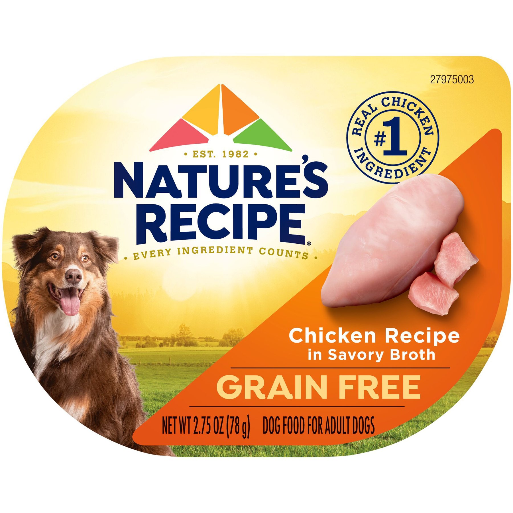 Nature's Recipe Grain-Free Chicken Recipe in Broth Wet Dog Food