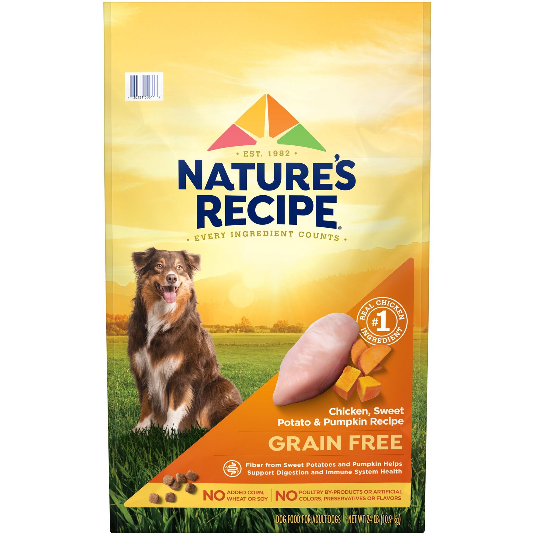 Nature's Recipe Grain-Free Chicken, Sweet Potato & Pumpkin Recipe Dry Dog Food