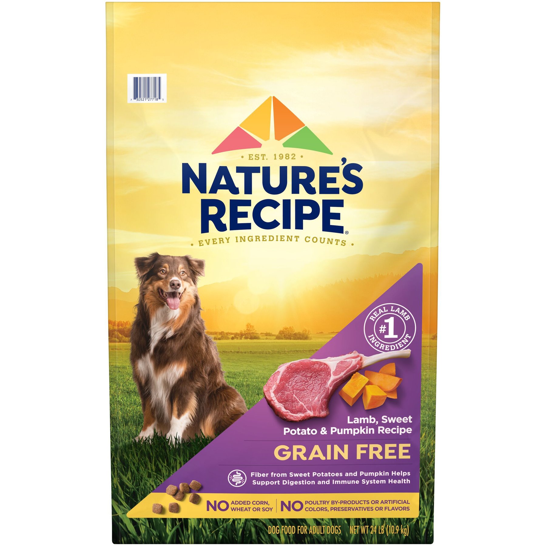 Nature's Recipe Grain-Free Lamb, Sweet Potato & Pumpkin Recipe Dry Dog Food