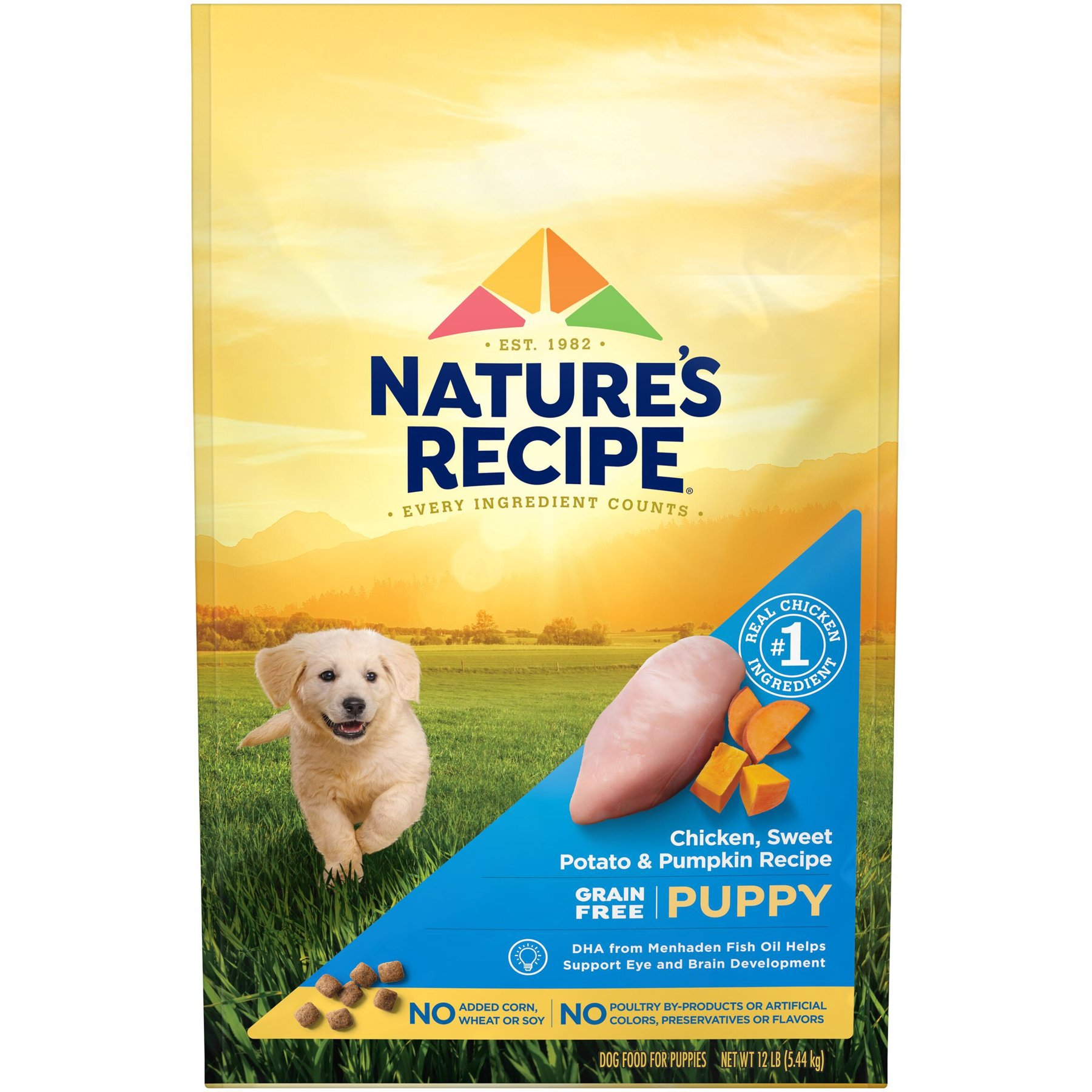Nature's Recipe Grain-Free Puppy Chicken, Sweet Potato, & Pumpkin Recipe Dry Dog Food