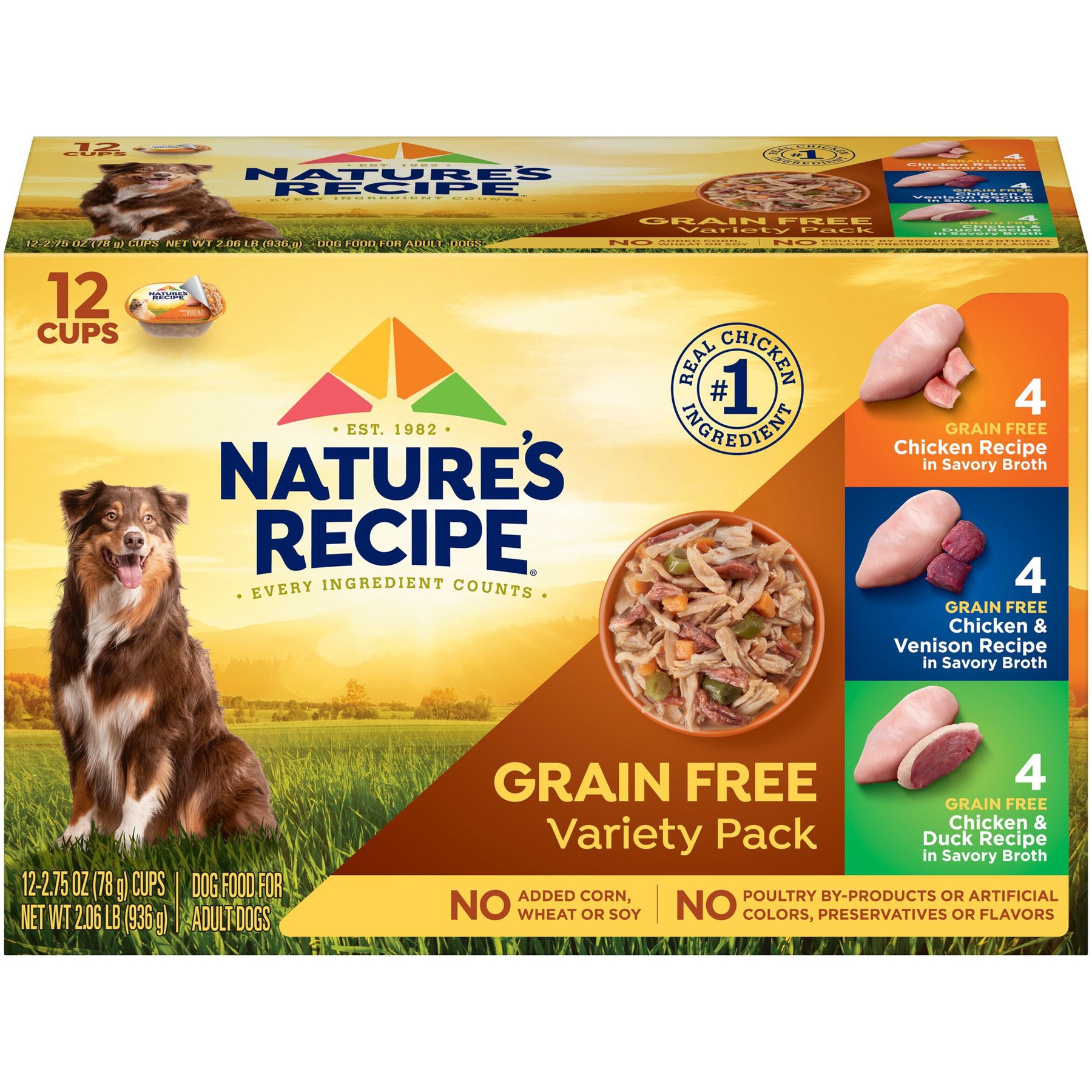 Nature's Recipe Original Grain-Free Variety Pack Wet Dog Food