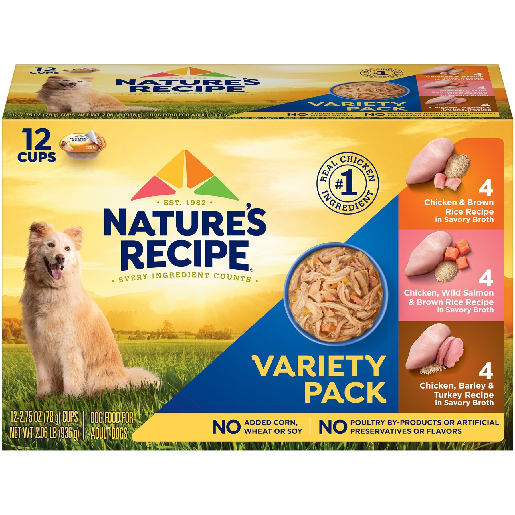 Nature's Recipe Original Variety Pack Canned Dog Food