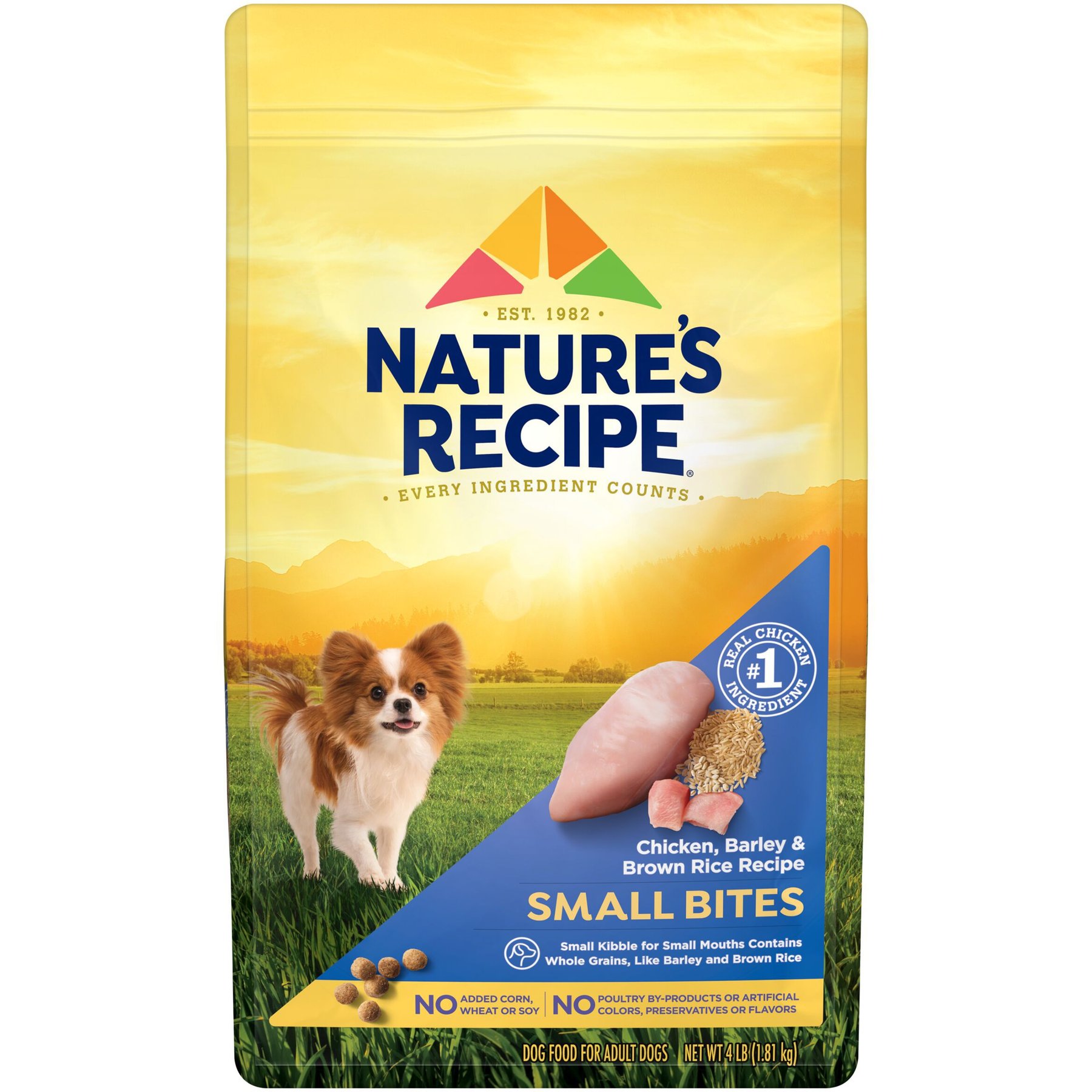 Nature's Recipe Small Bites Chicken, Barley & Brown Rice Recipe Dry Dog Food