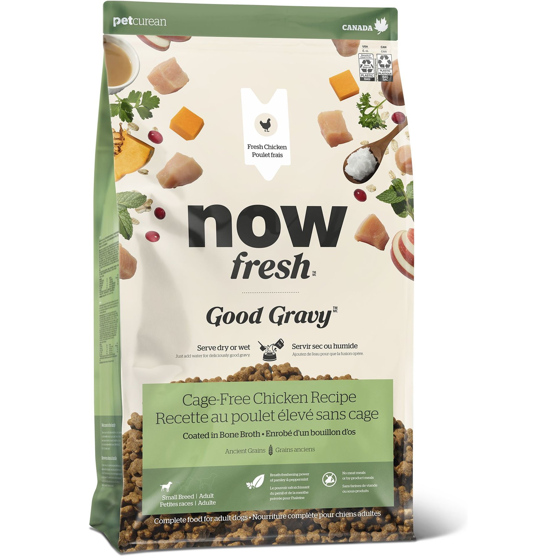 Now Fresh Good Gravy Small Breed Ancient Grains Adult Chicken Recipe Dry Dog Food